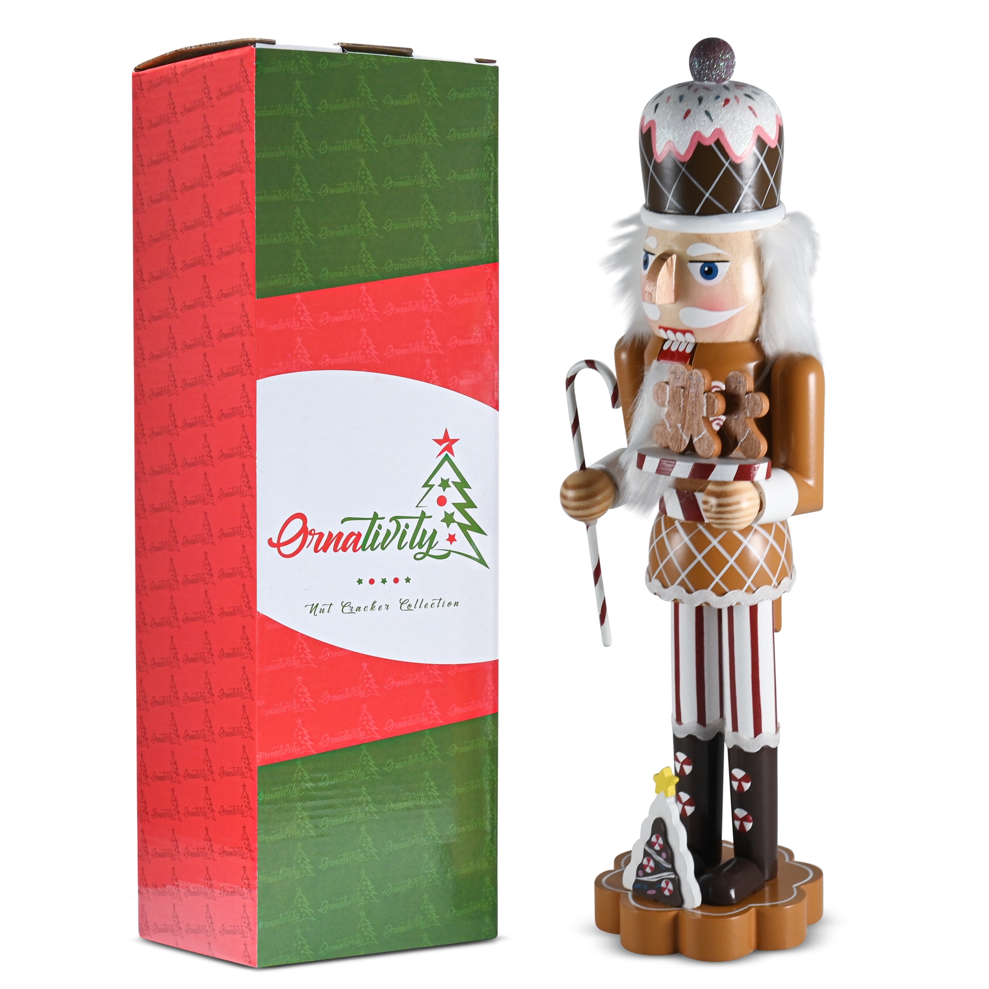 Ornativity 15-in Figurine Nutcracker Christmas Decor in the Christmas ...