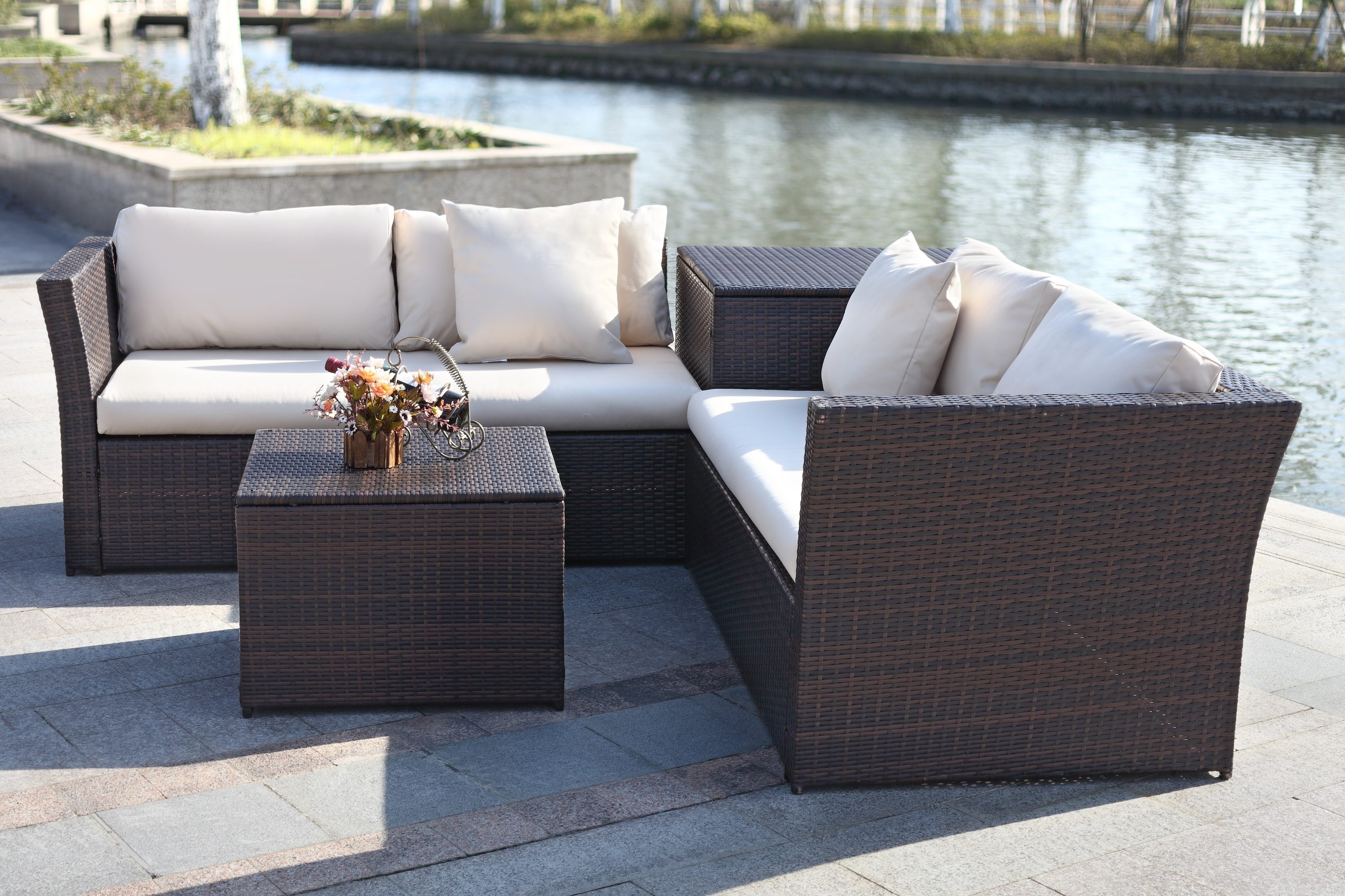 Safavieh PAT2513A Patio-Conversation-Sets - View #4