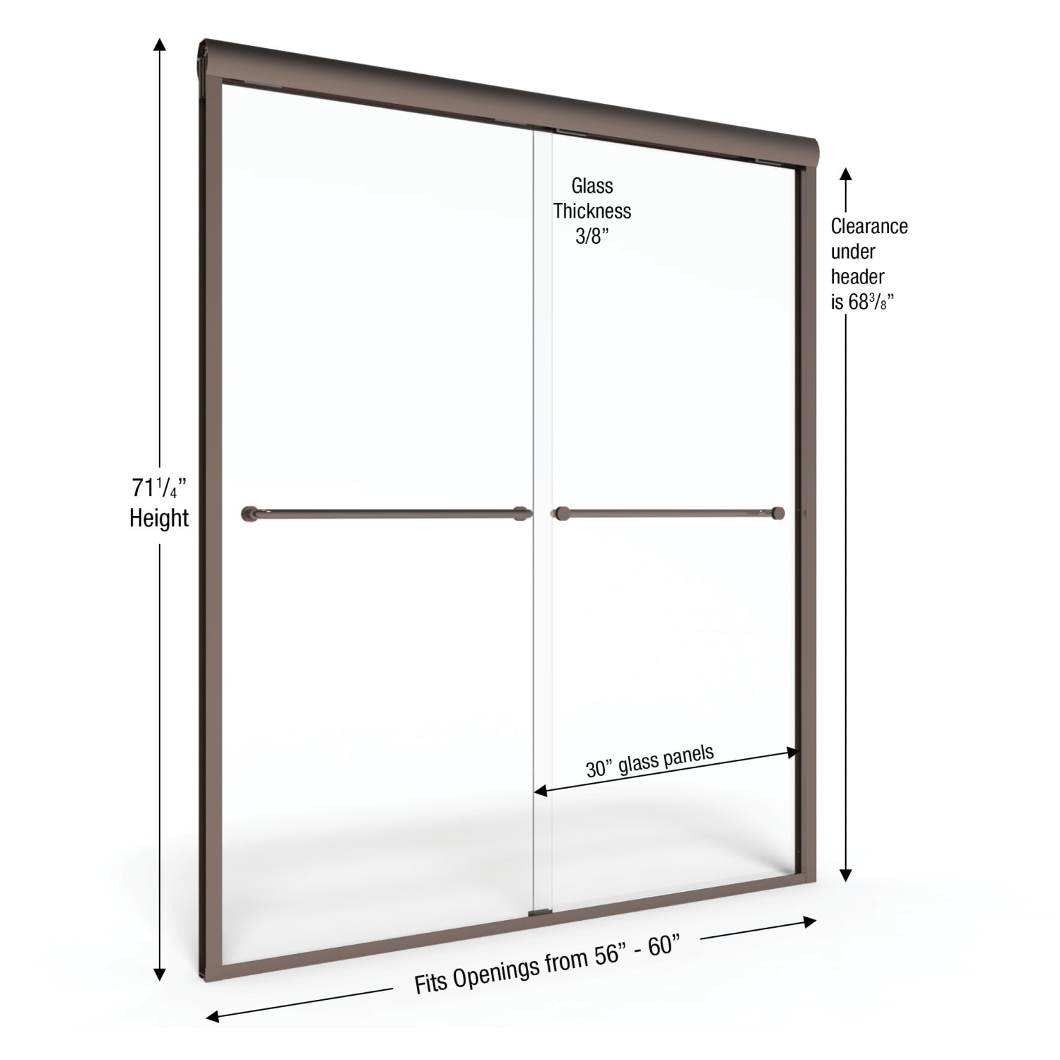 Basco CELH05A6071CLOR Shower-Doors - View #2