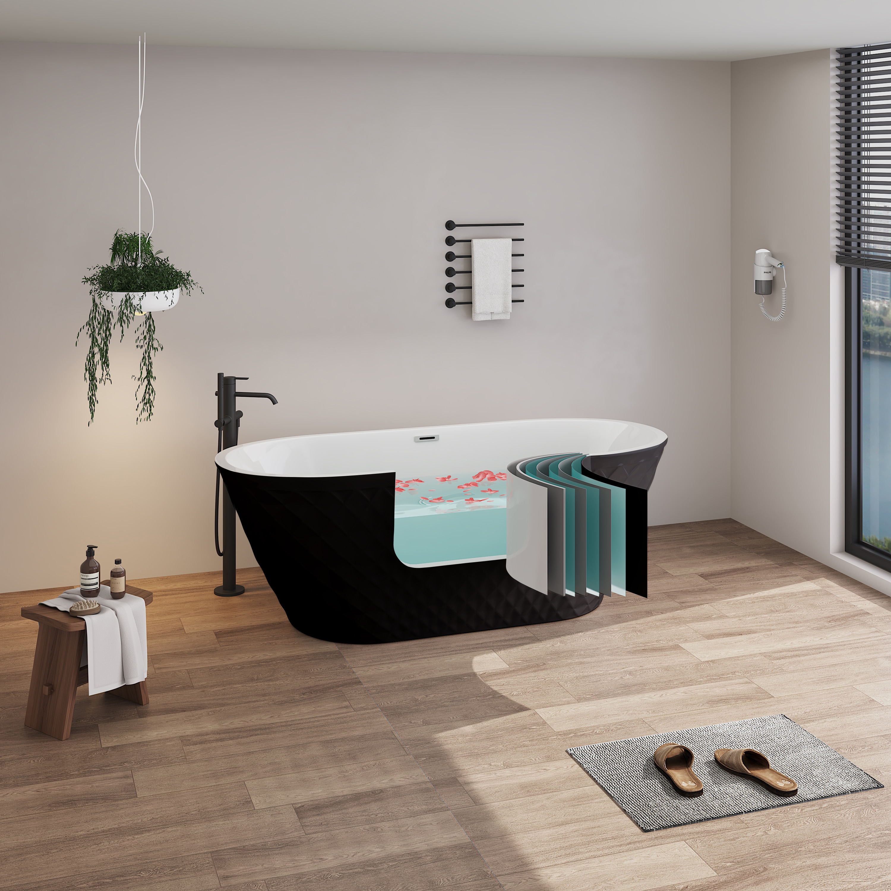 WELLFOR MB-K1613P209651 bathtubs - View #2