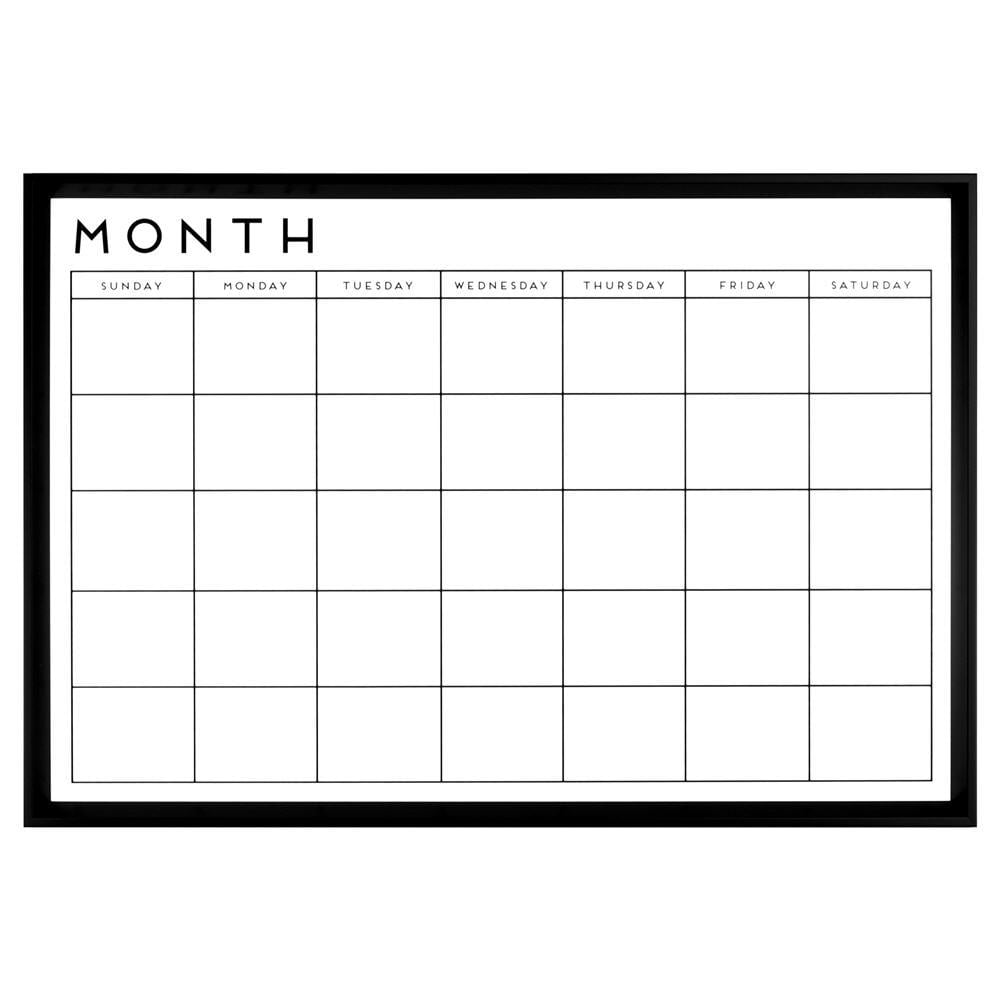 Sheffield Home OH3688 BLK 37.02-Inches W x 25.02-Inches H Dry erase board