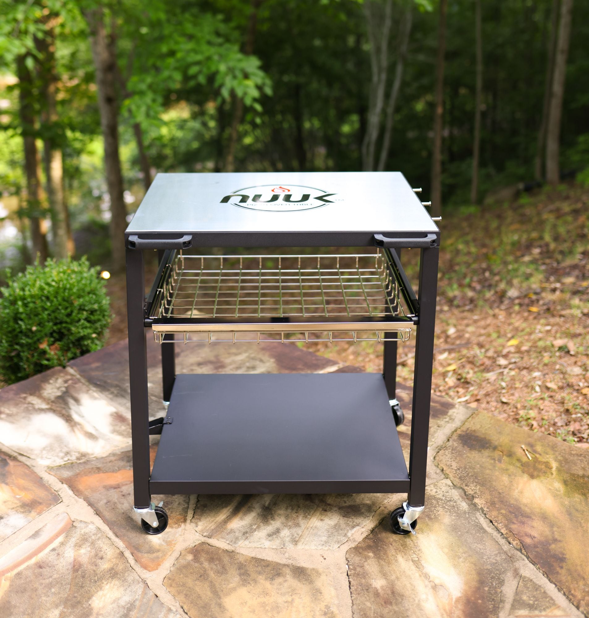in Grill NUUK Steel USA Stands & Grill Grill Grilling Tables department Carts at Cart the NUUK