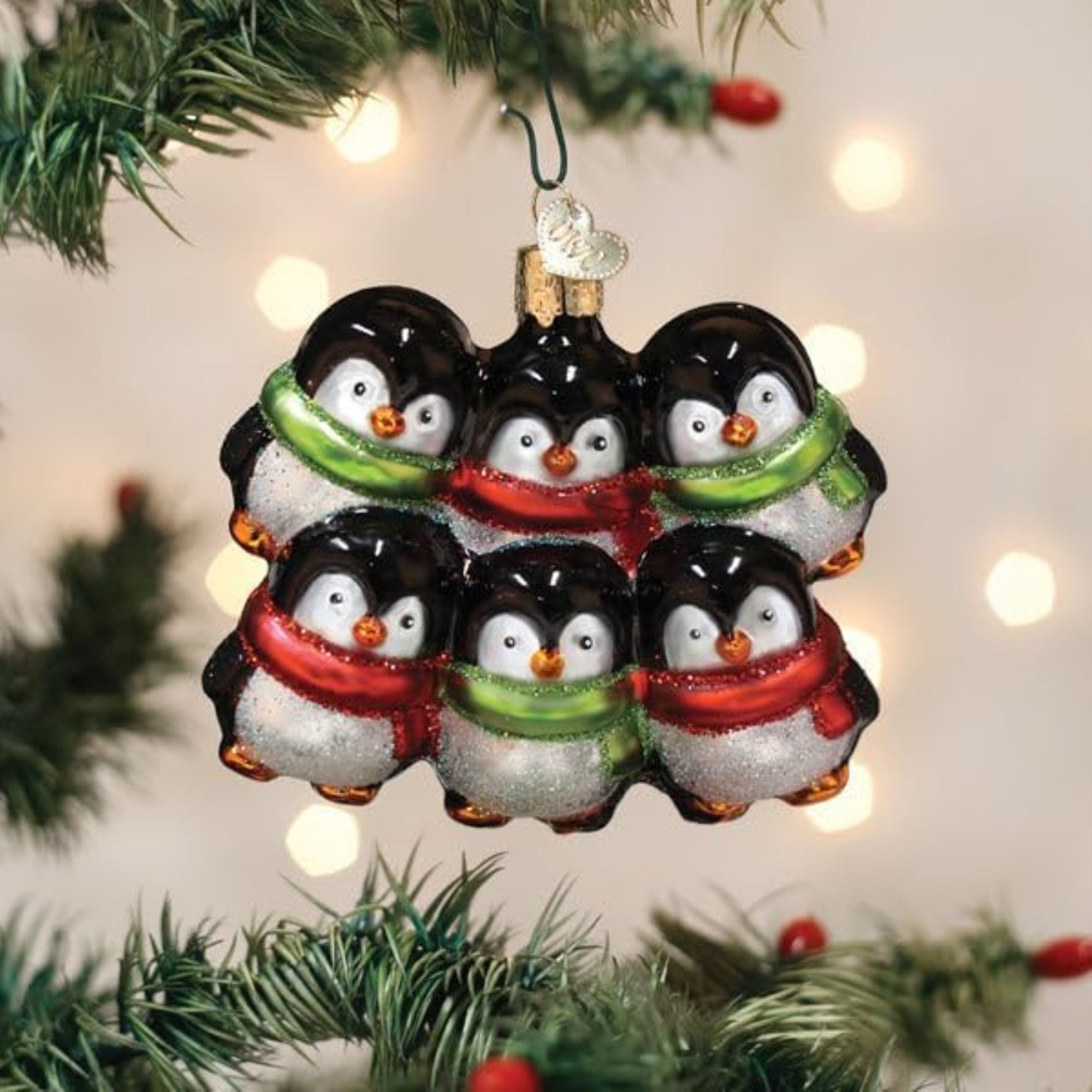 Old World Christmas Blown Glass Ornament for Christmas Tree - Penguin ...