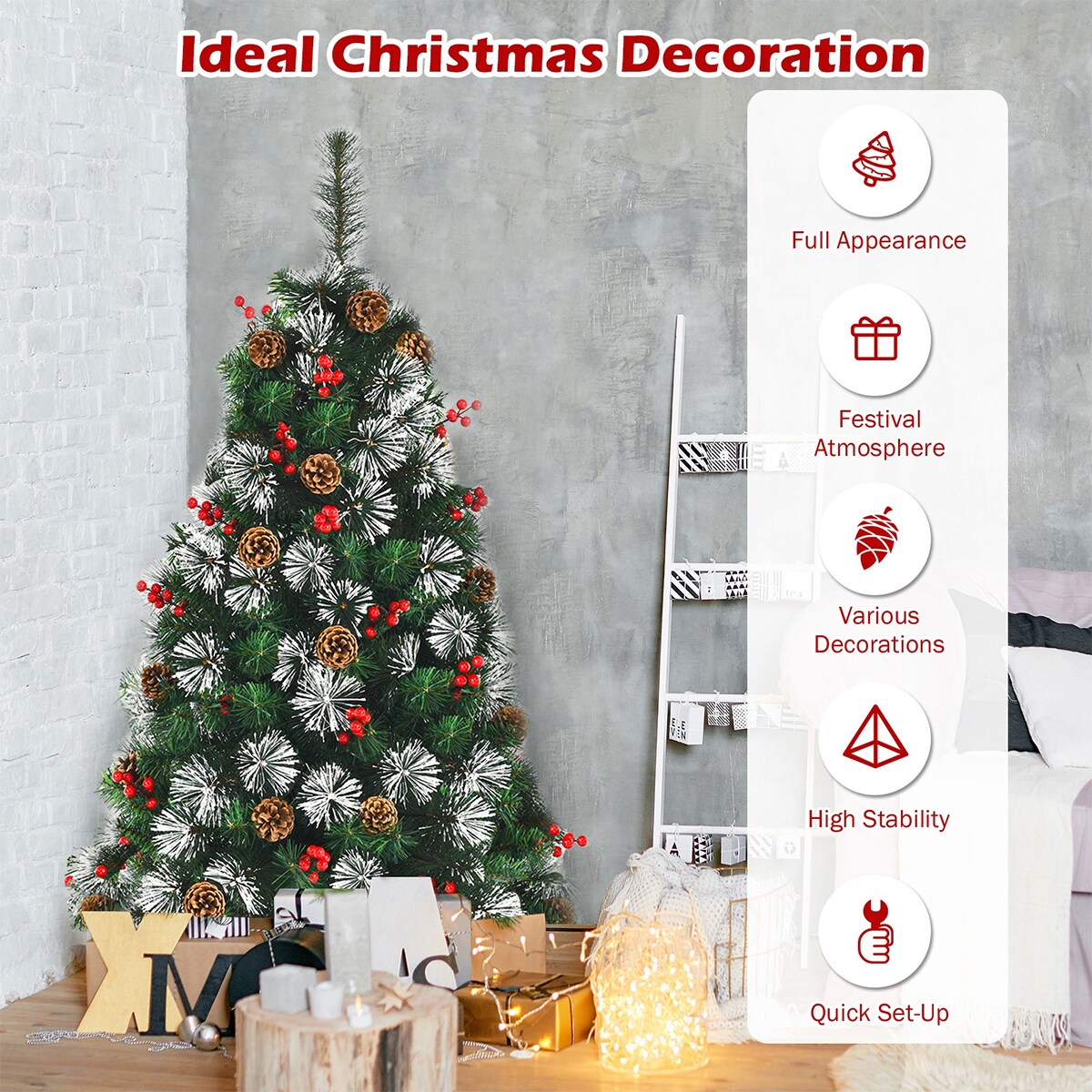 WELLFOR CM-HJY-23564 Artificial-Christmas-Trees - View #5