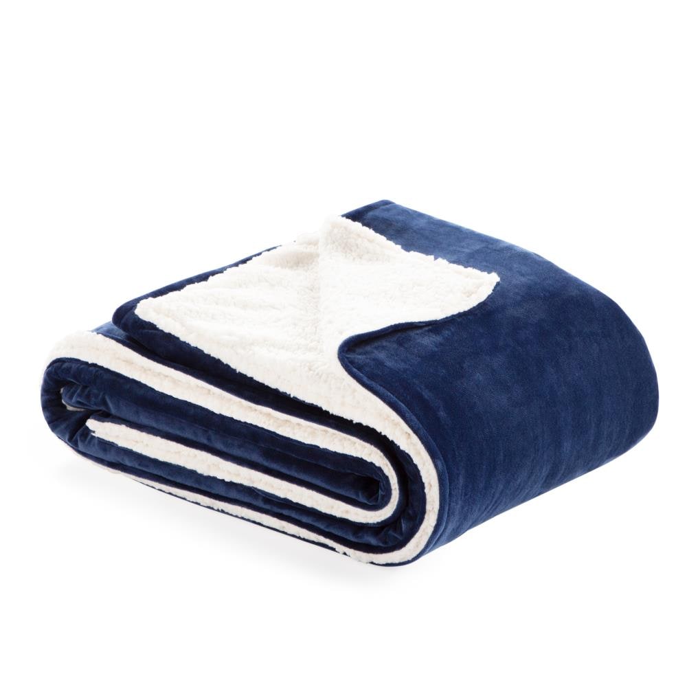 LUCID Comfort Collection LUCC6080NVISWBCV Blankets-And-Throws - View #2