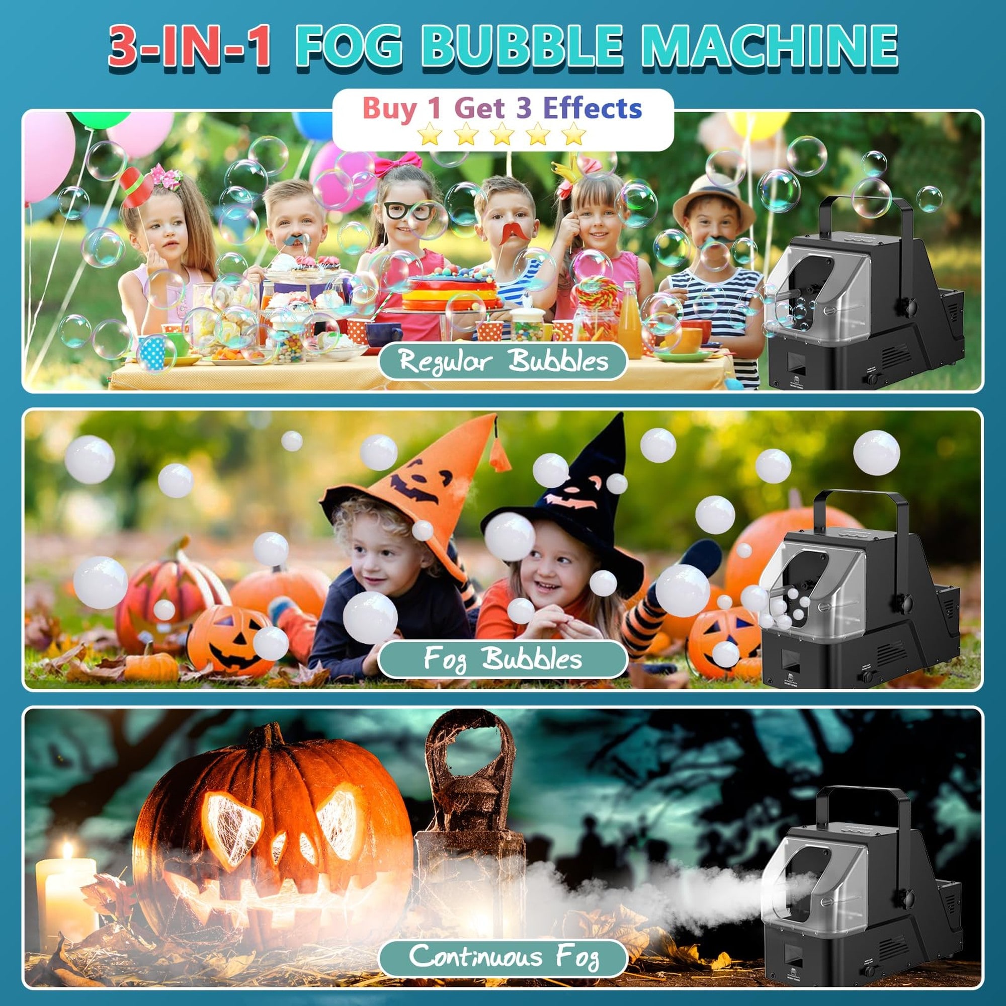 Wudkey L4-JD1A8Y Fog-Bubble-Machines - View #2