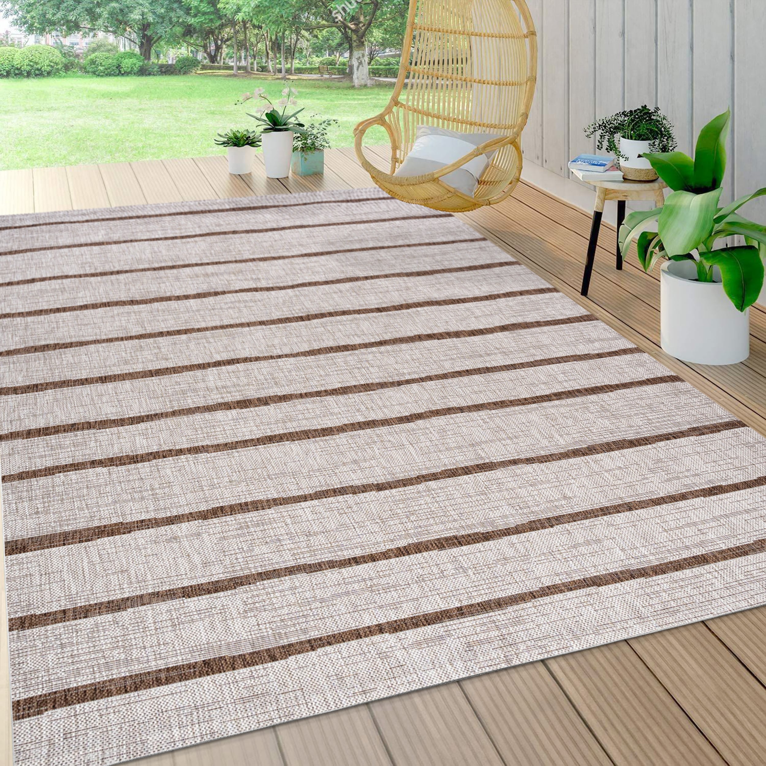 Indoor/Outdoor Berber Carpet Runner, Non-slip