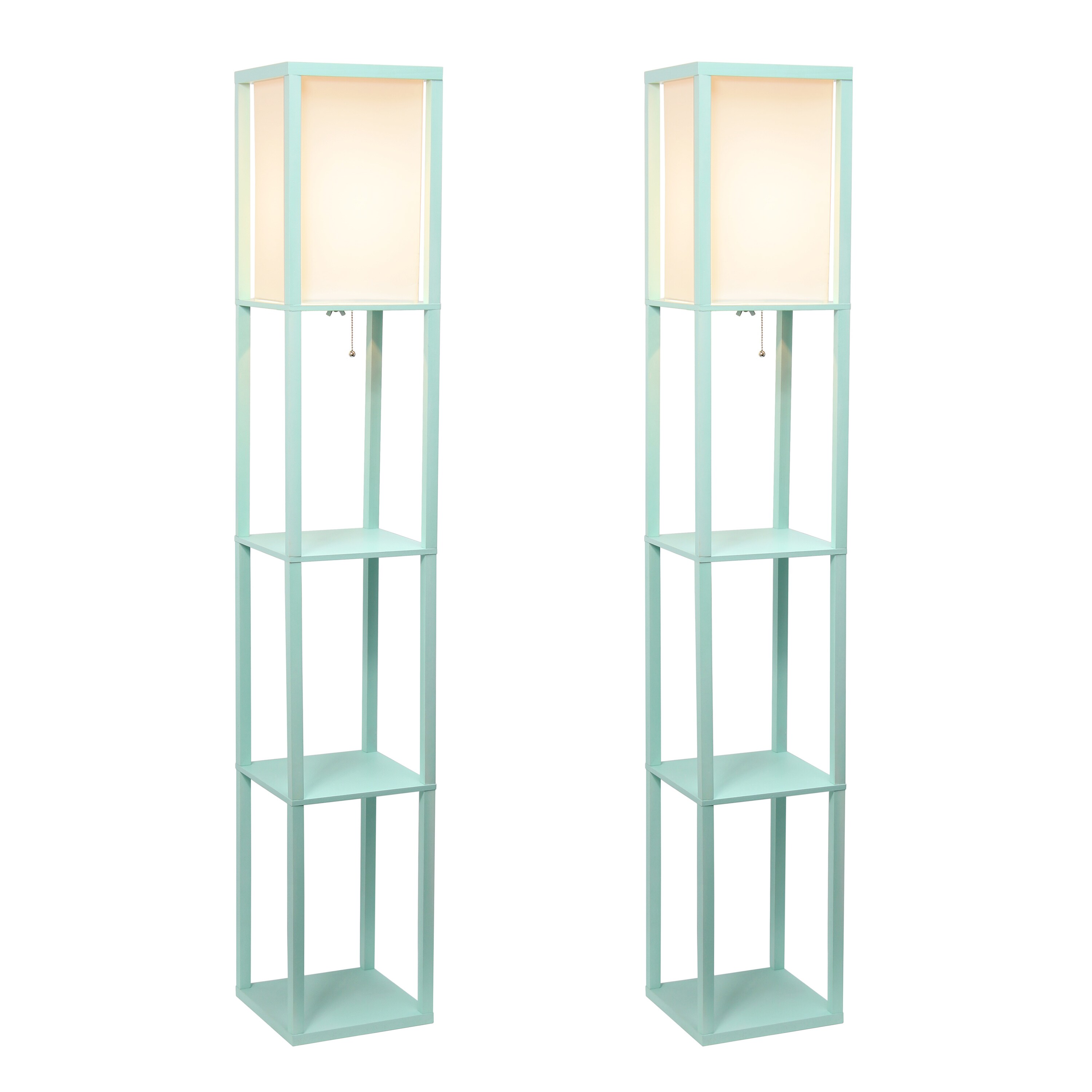Simple Designs LF1014-AQU-2PK floorlamps - View #2