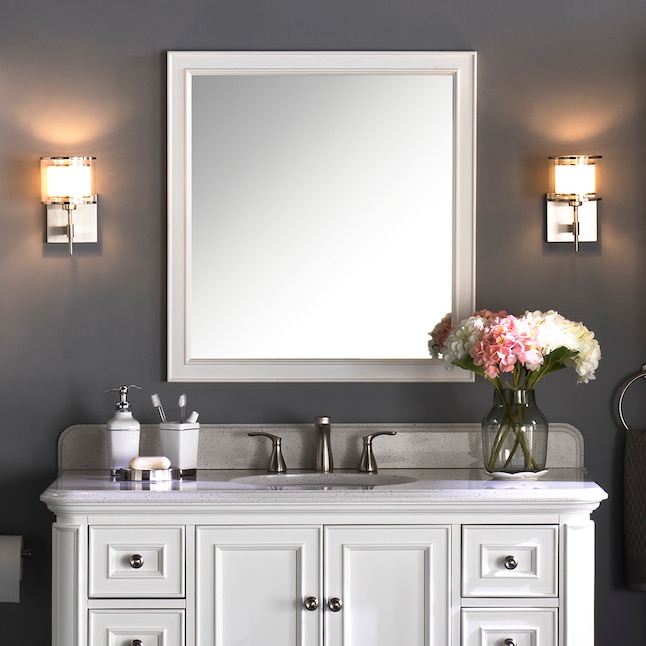 Allen Roth Wrightsville 28 In W X 30, Why Are Vanity Mirrors So Expensive