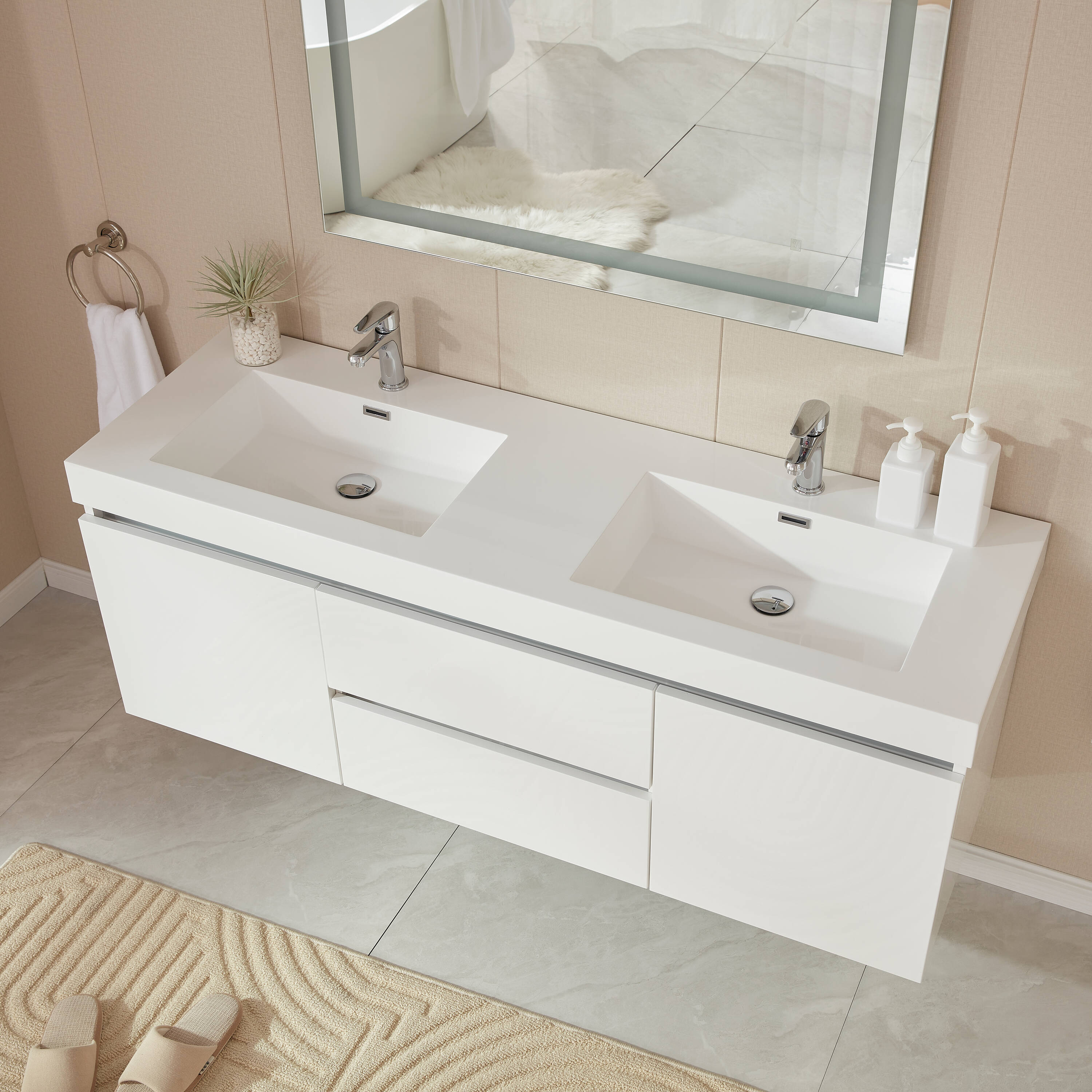 Vanity Art VA6060DW Bath-Vanity-Combo - View #3