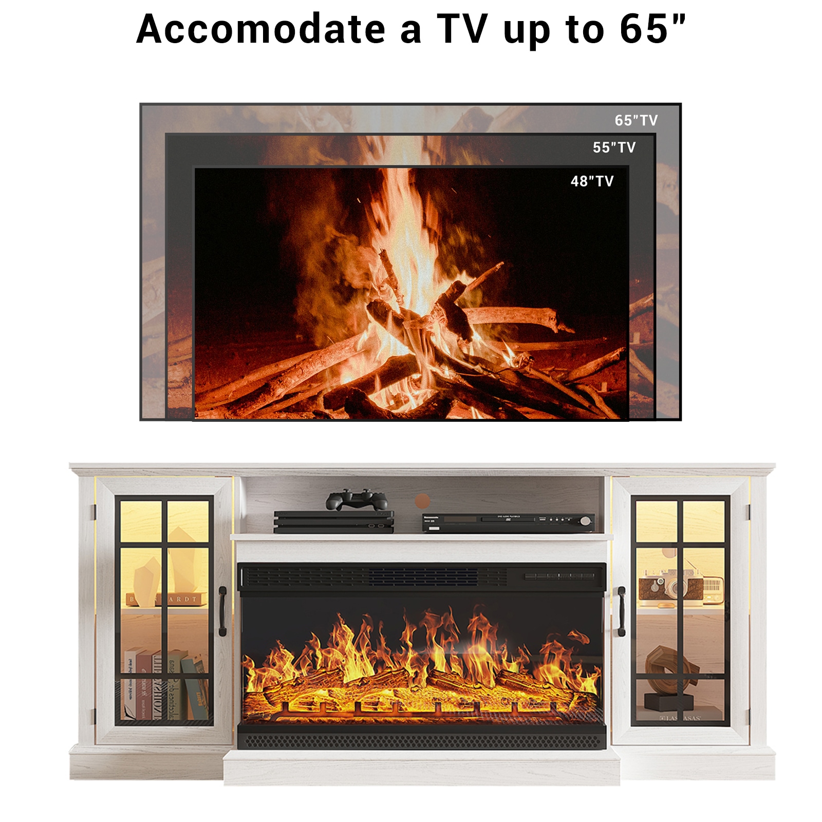 Bapipro TE18A32W Electric-Fireplaces - View #9