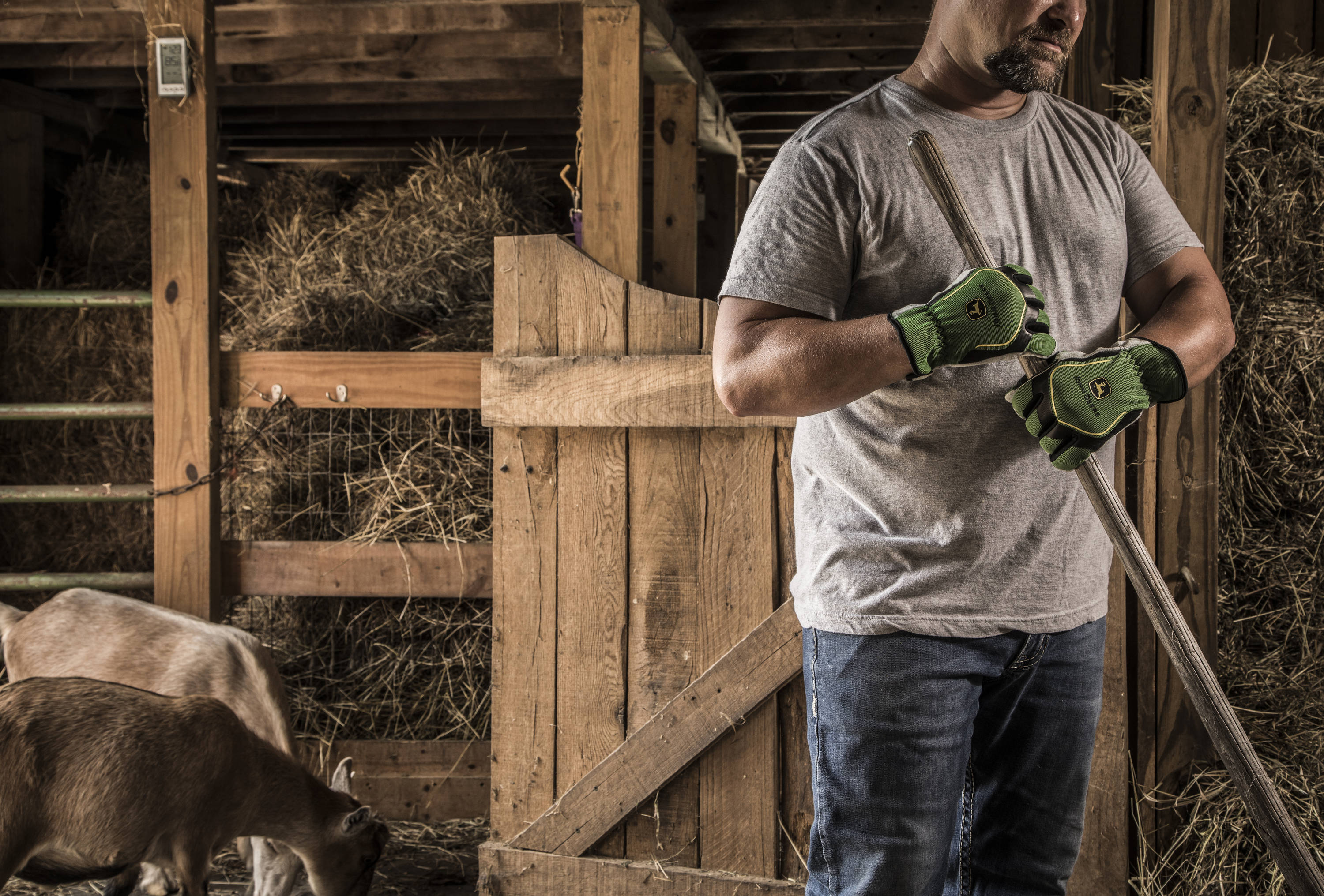 John Deere JD00035-L Work-Gloves - View #5