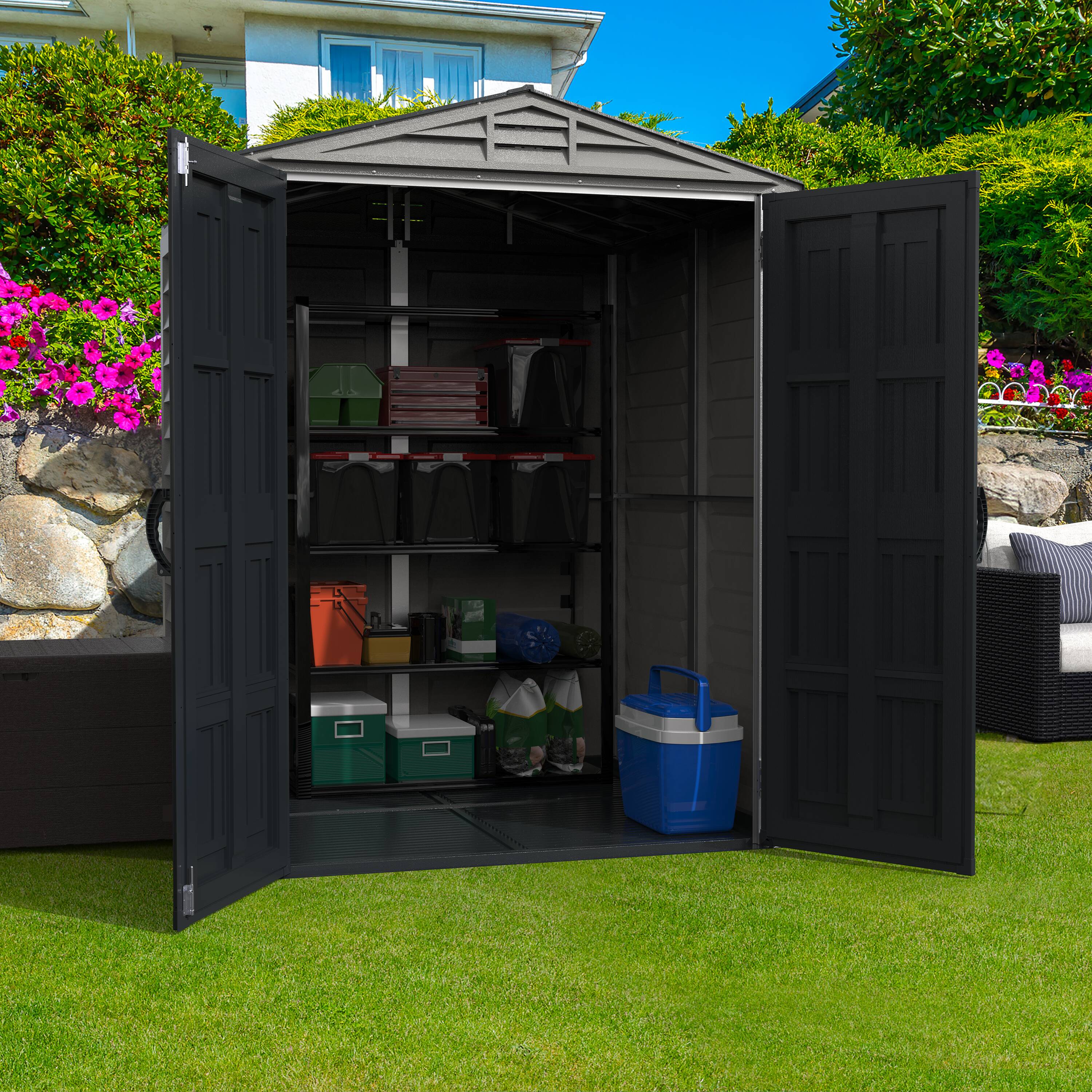 DuraMax Building Products 35525 Vinyl-Resin-Storage-Buildings - View #7