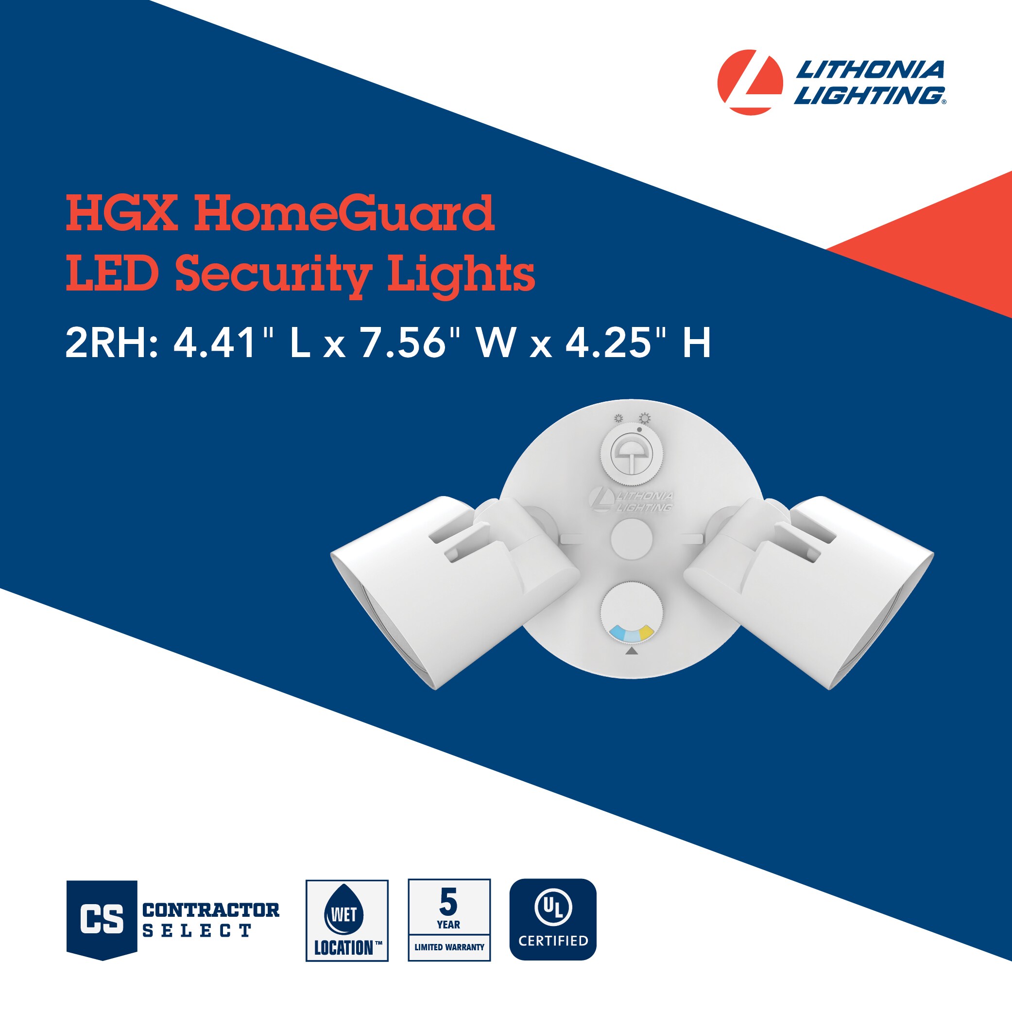 Lithonia Lighting HGXLED2RHALOSWW2PEWH Dusk-Dawn-Lighting - View #4