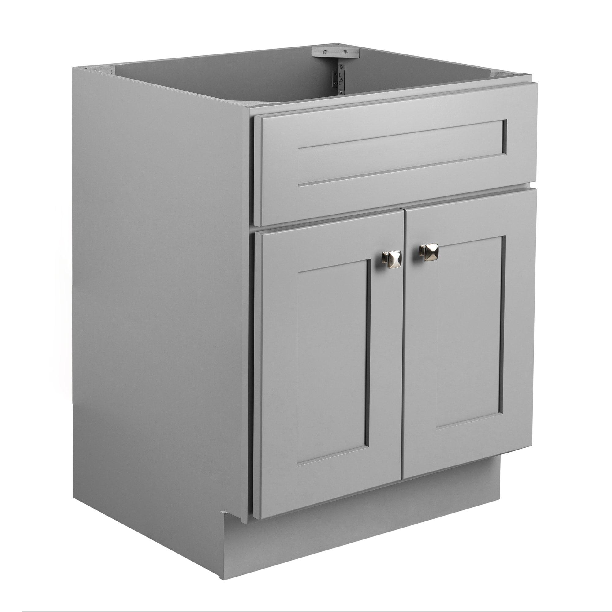 Gray Toe Kick Bathroom Vanities without Tops at