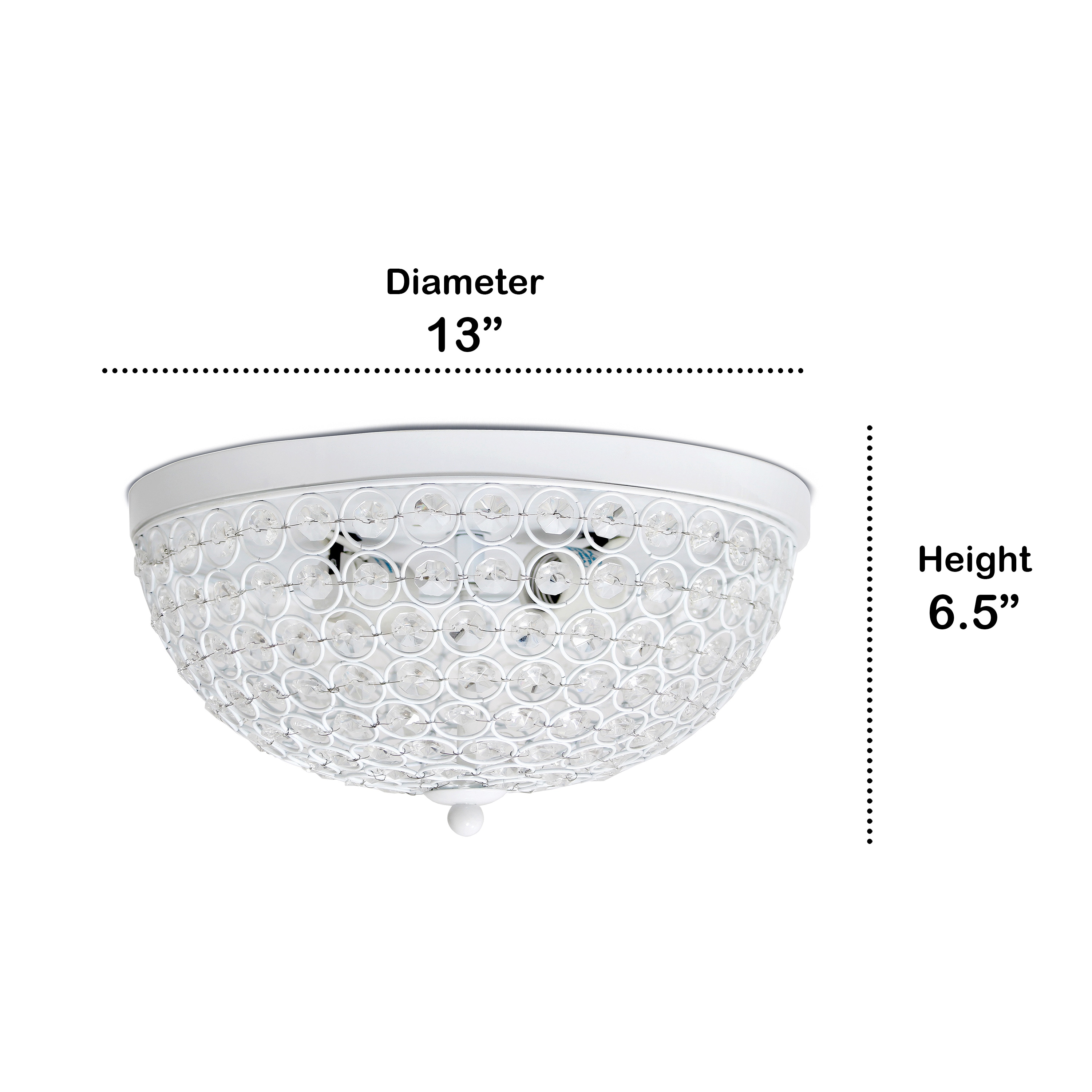 Lalia Home LHM-2000-WH-2PK flushmounts - View #2
