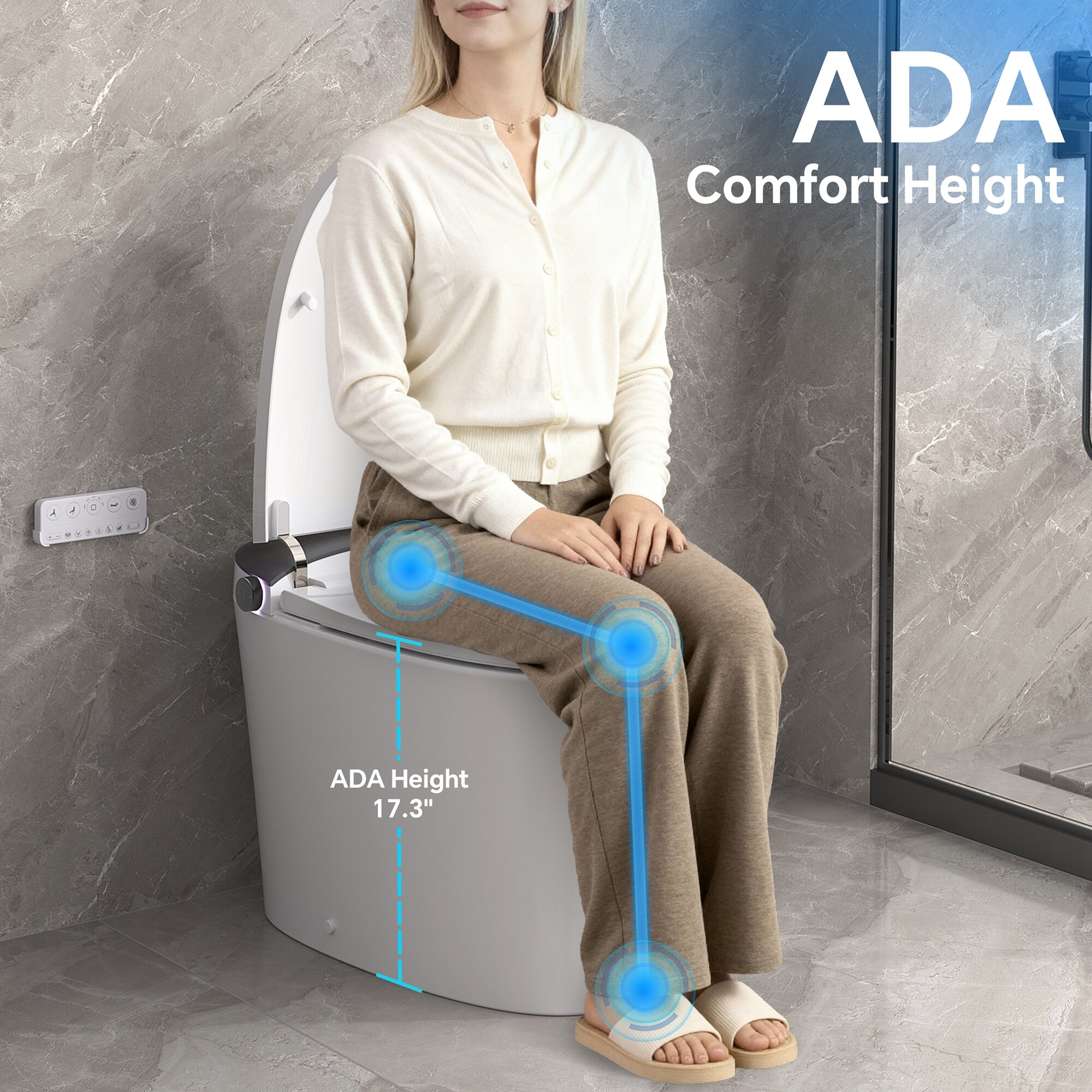 ModernLuxe L3P-N753P364980W toilets - View #2
