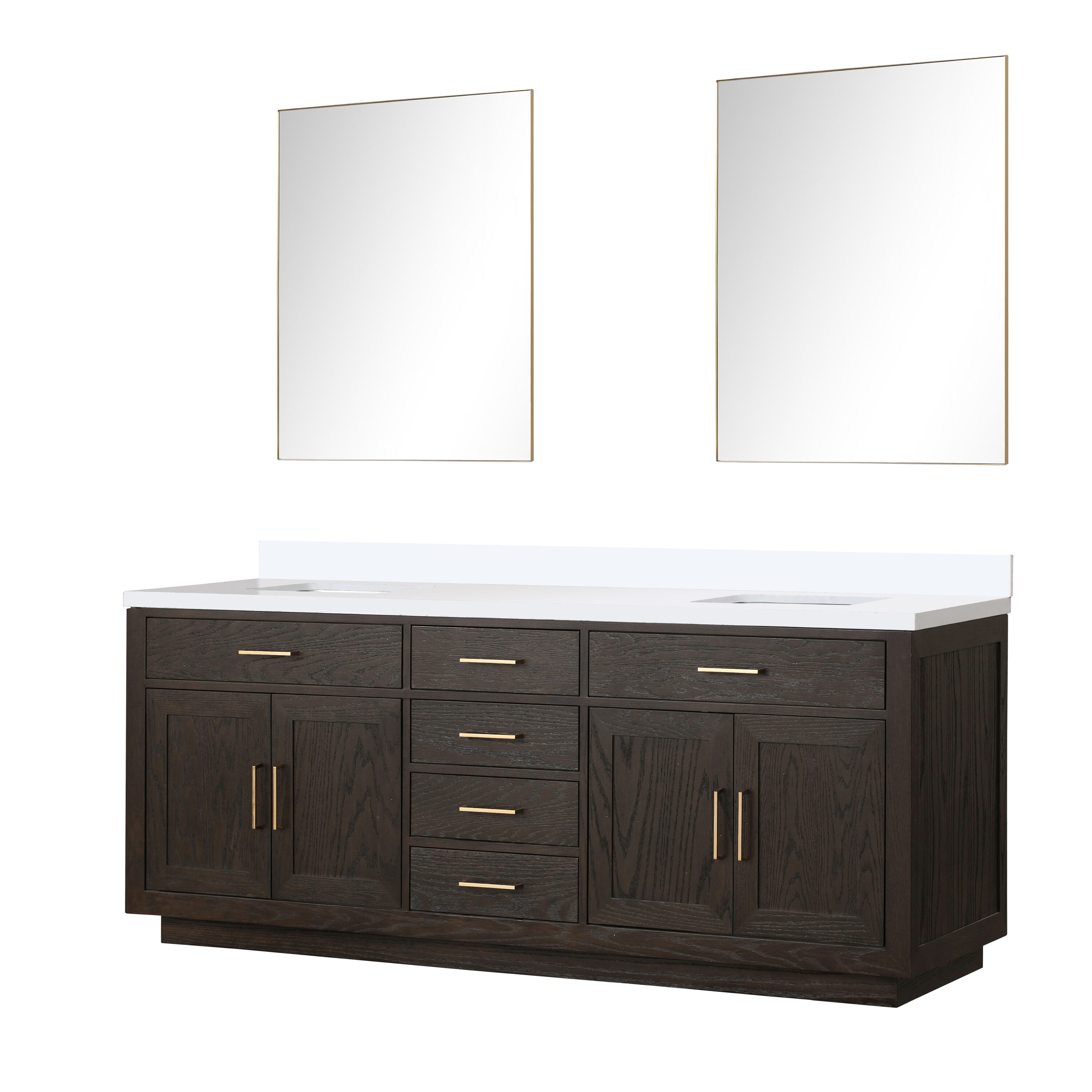 Lexora LVGI84DK310 Bath-Vanity-Combo - View #2