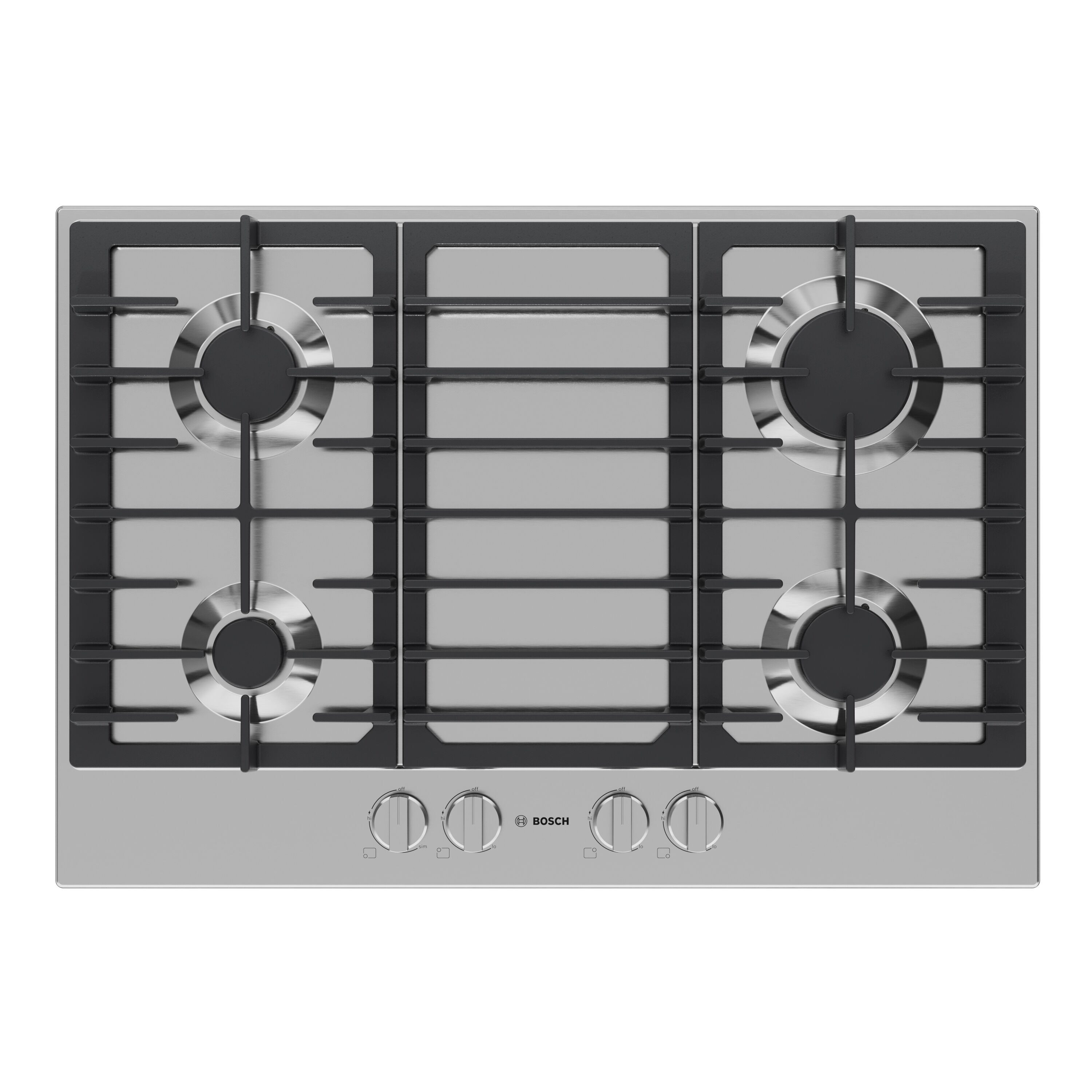 Bosch NGM3051UC 300 Series 30-in 4 burners Stainless steel Gas Cooktop