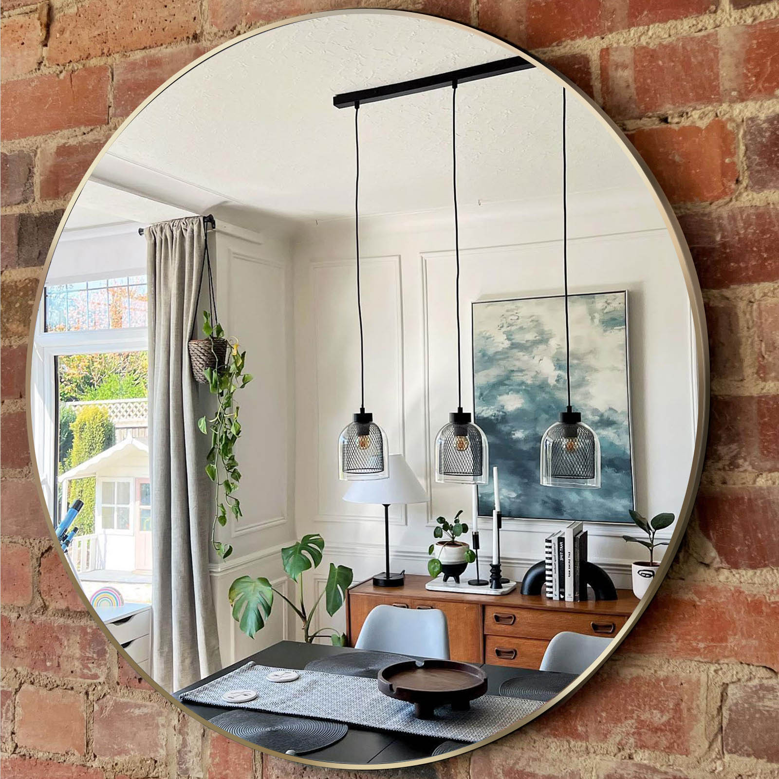 Forclover MF03GI-03ME03 Framed-Bath-Mirrors - View #5
