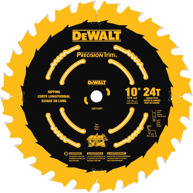 24 Tooth Carbide Table Saw Blade, Best 10 Saw Blade For Table
