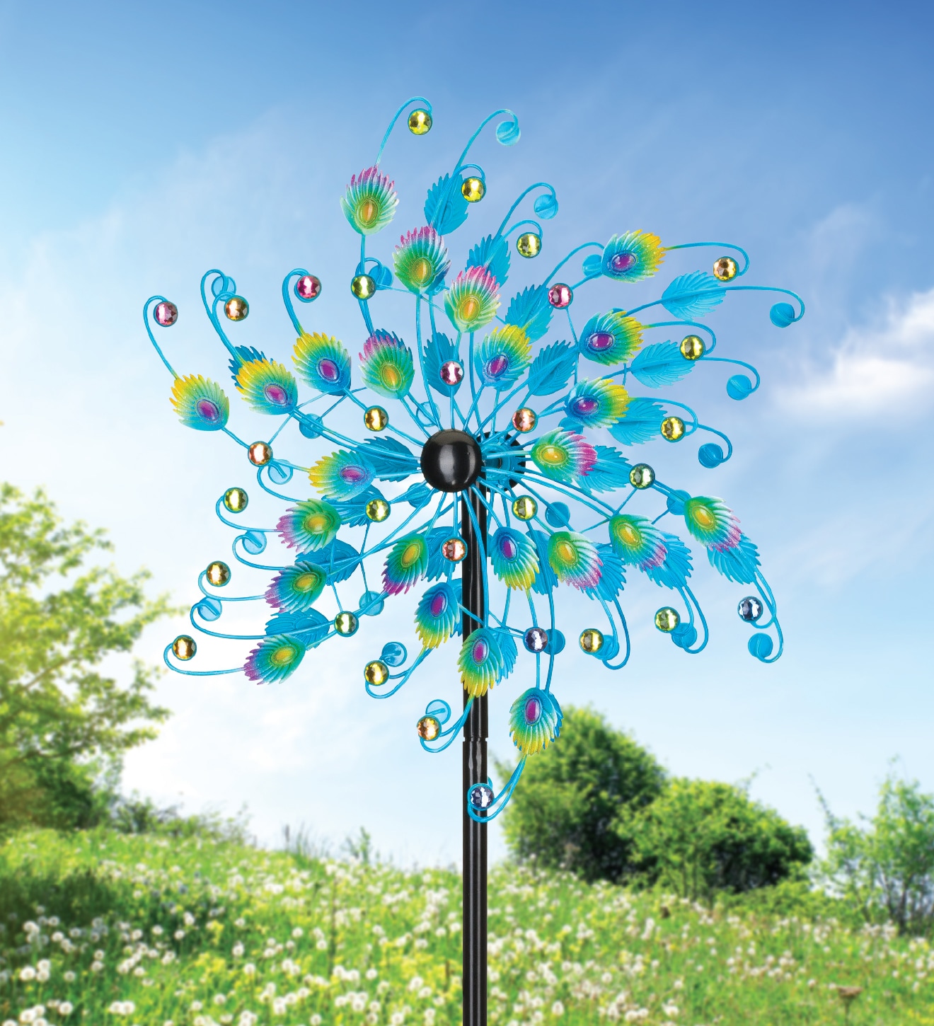 Regal Art & Gift 19-inch Peacock Wind Spinner