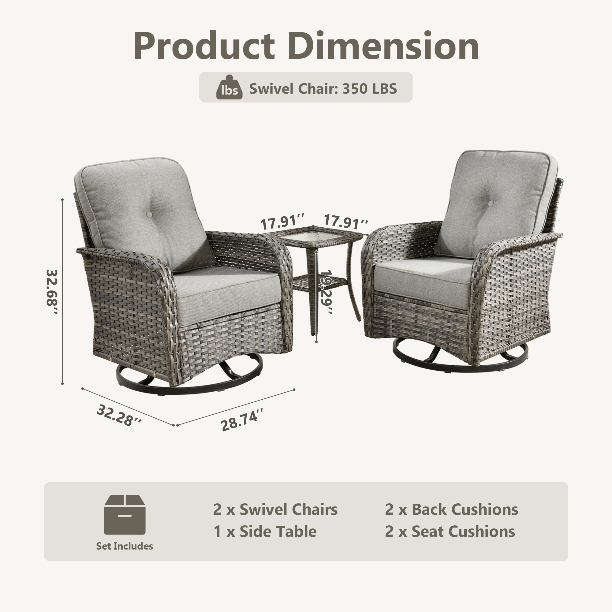 Caodoc L5-GNC203 Patio-Chairs - View #7