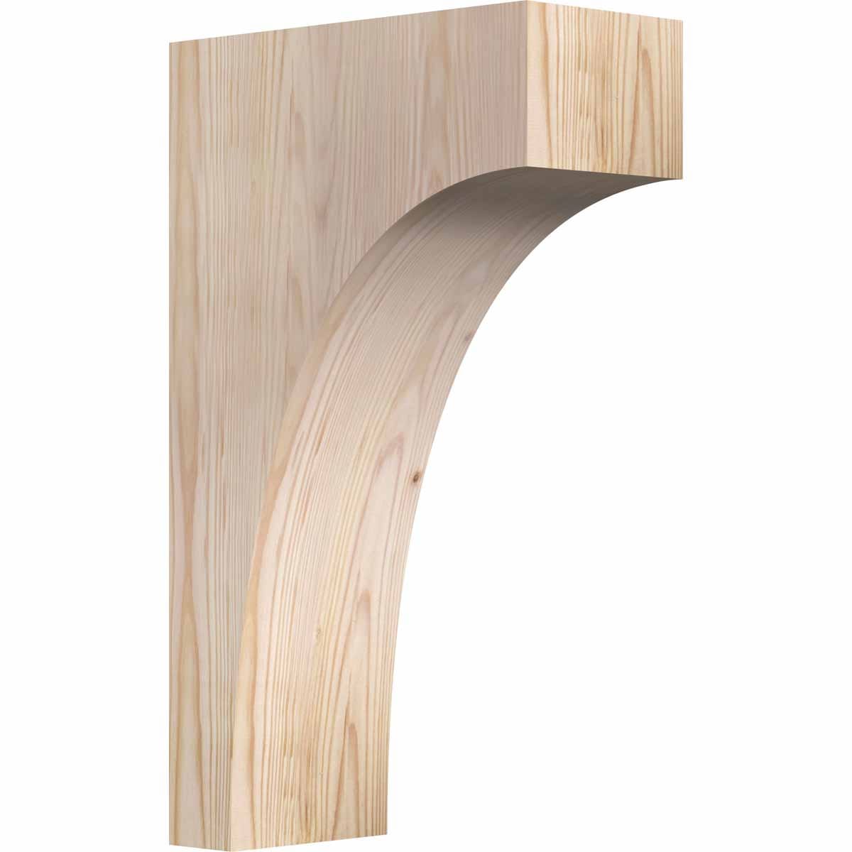 Ekena Millwork COR06X12X20HUN00SDF 5.5-in x 12-in x 20-in Huntington Unfinished Douglas fir Wood Paintable/Stainable Corbel