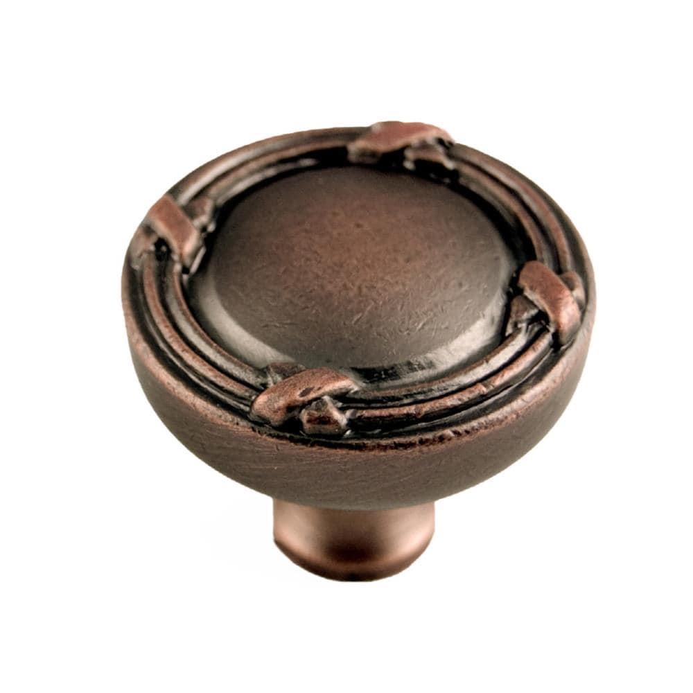 RK International CK 755-DC Distressed copper Round Traditional Cabinet Knob