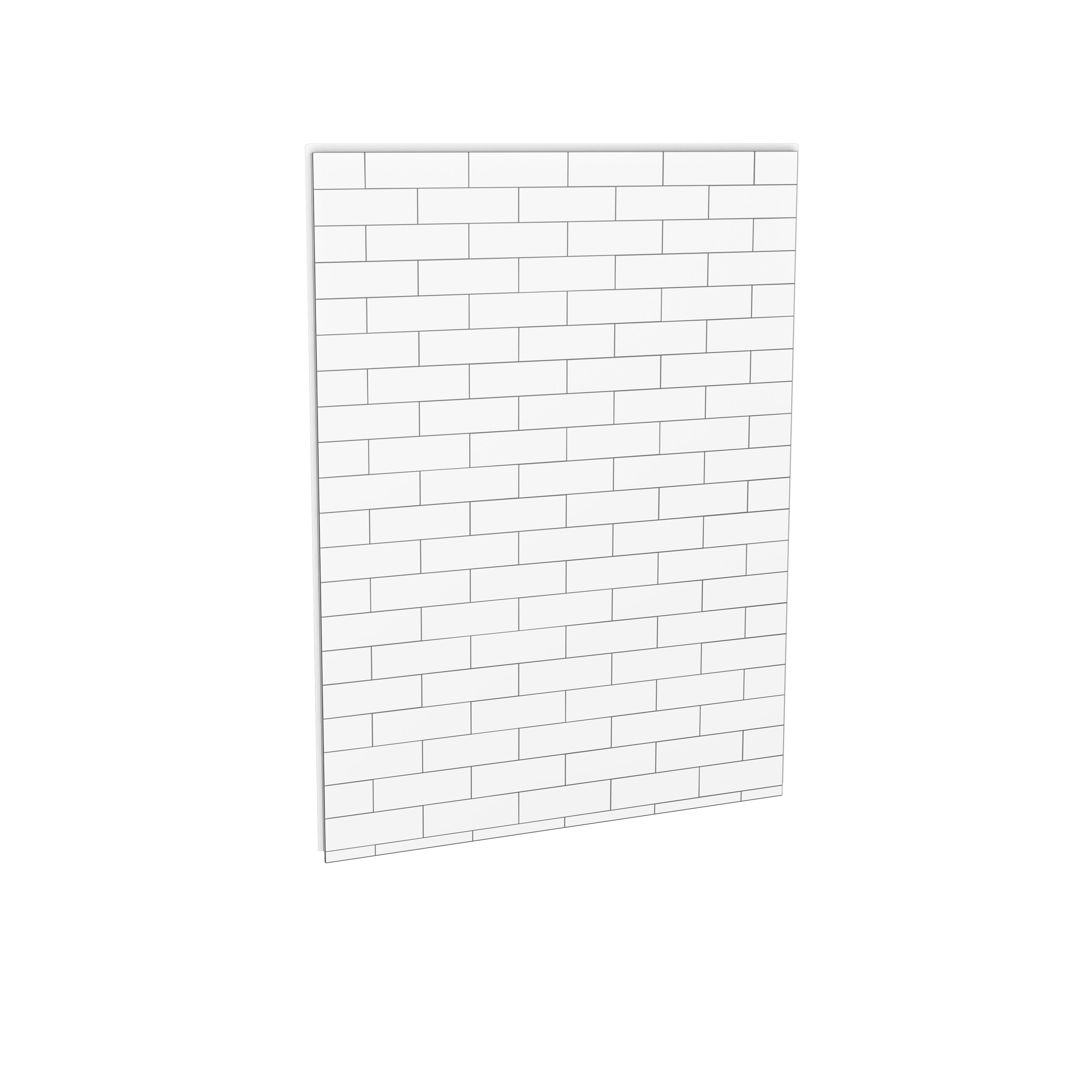 DreamLine Shower back wall panel Showers at Lowes.com