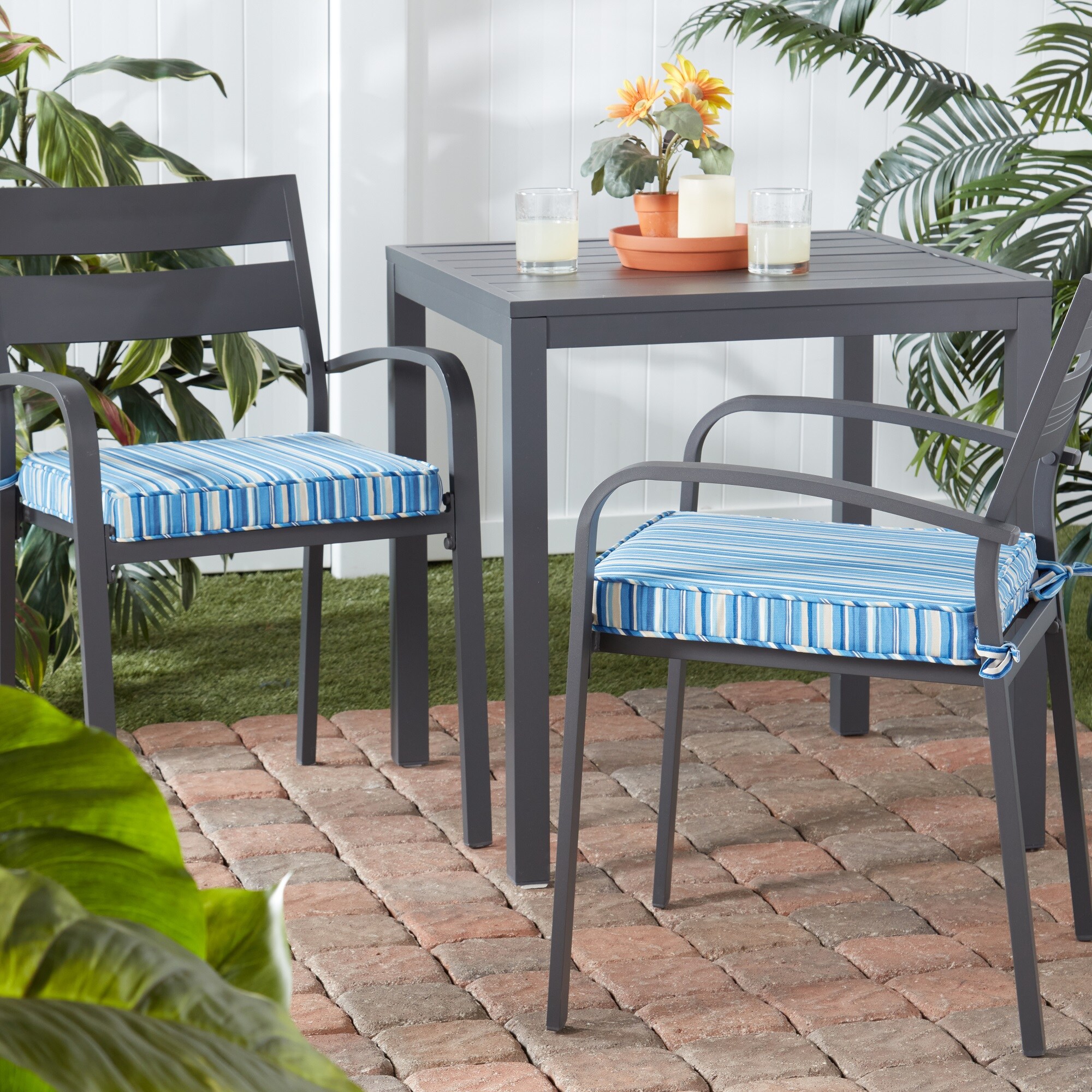 Greendale Home Fashions OP1100S2-SAPPHIRE Patio-Furniture-Cushions - View #7