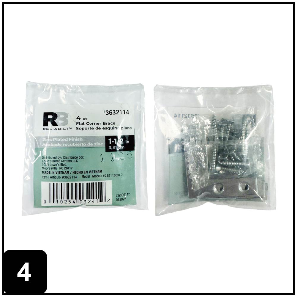RELIABILT 22511ZCXLG Mending-Plates-Brackets-Braces - Thumbnail View #4