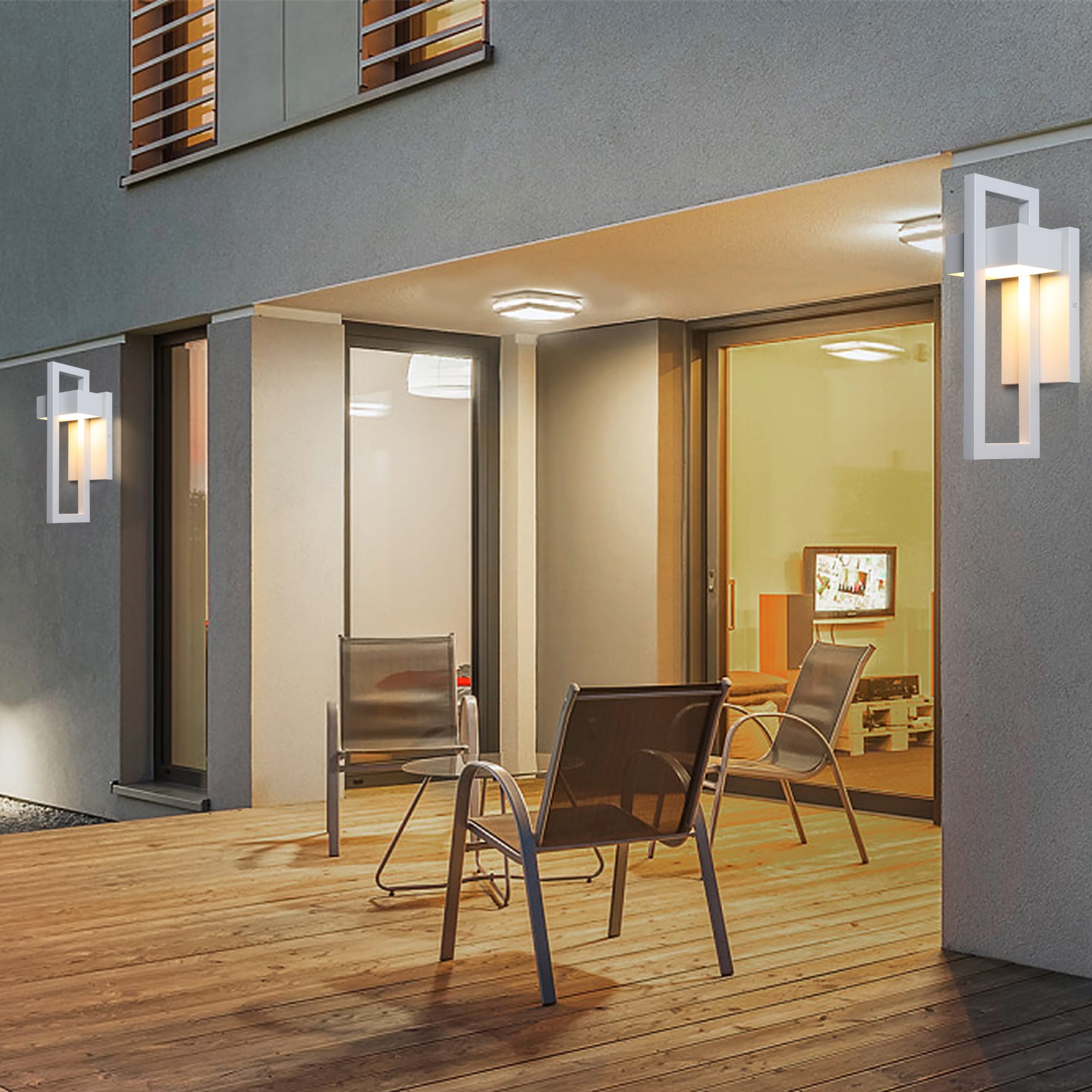 LamQee 06FTL0247AWW Outdoor-Wall-Lighting - View #4