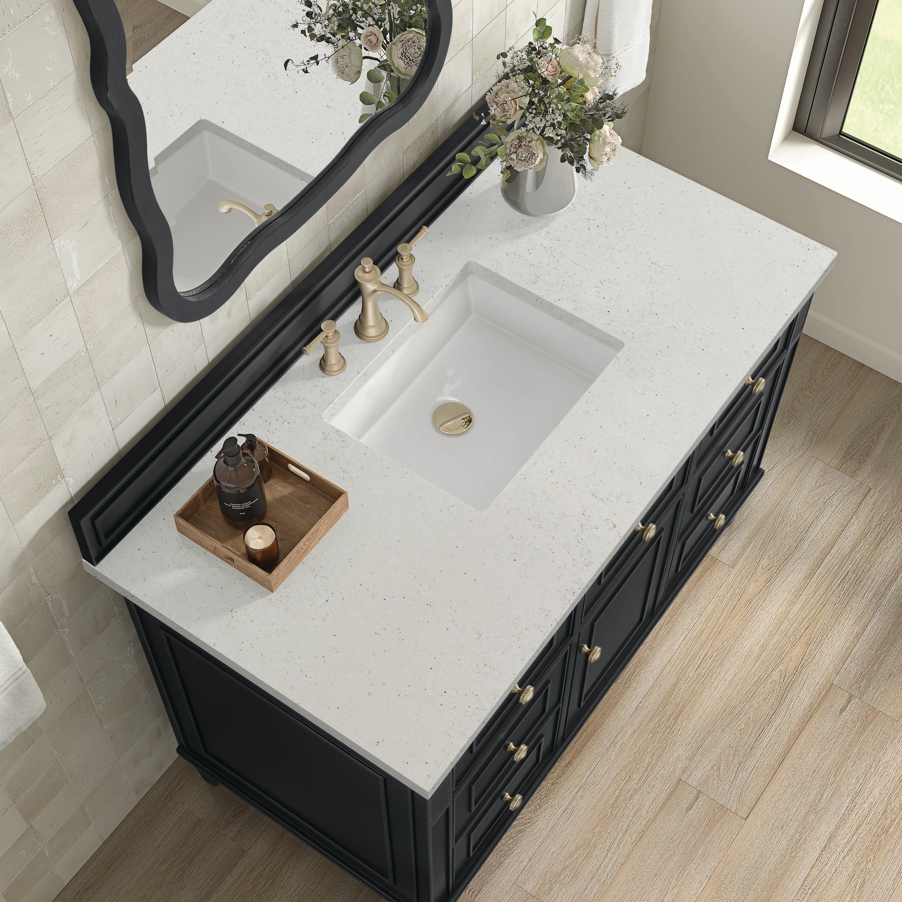 James Martin Vanities 424-V48-BKO-3LDL Bath-Vanity-Combo - View #5