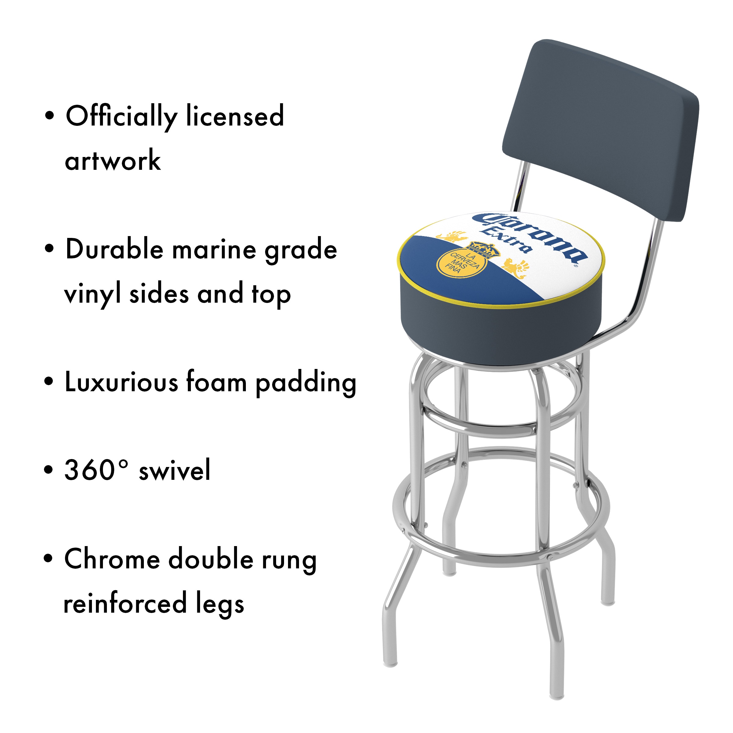 Trademark Gameroom CRN1100-LBL stools - View #3