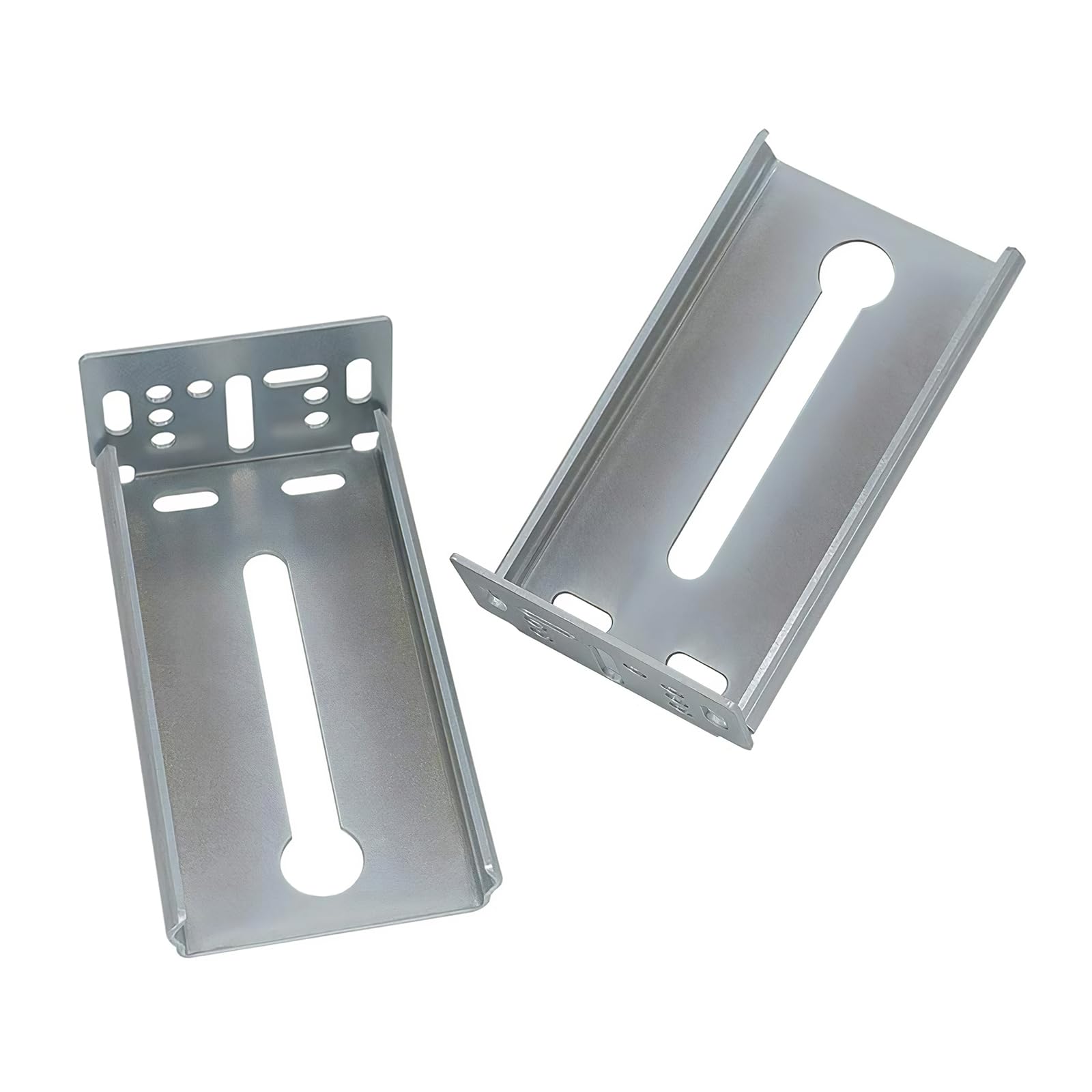 UUDULY Rear Mounting Brackets for Drawer Slide 5 Pairs B4502 Cabinet Bracket Drawer Track Guide Kitchen Replacement Parts for 1 77in 45mm Width #LUU0730U016