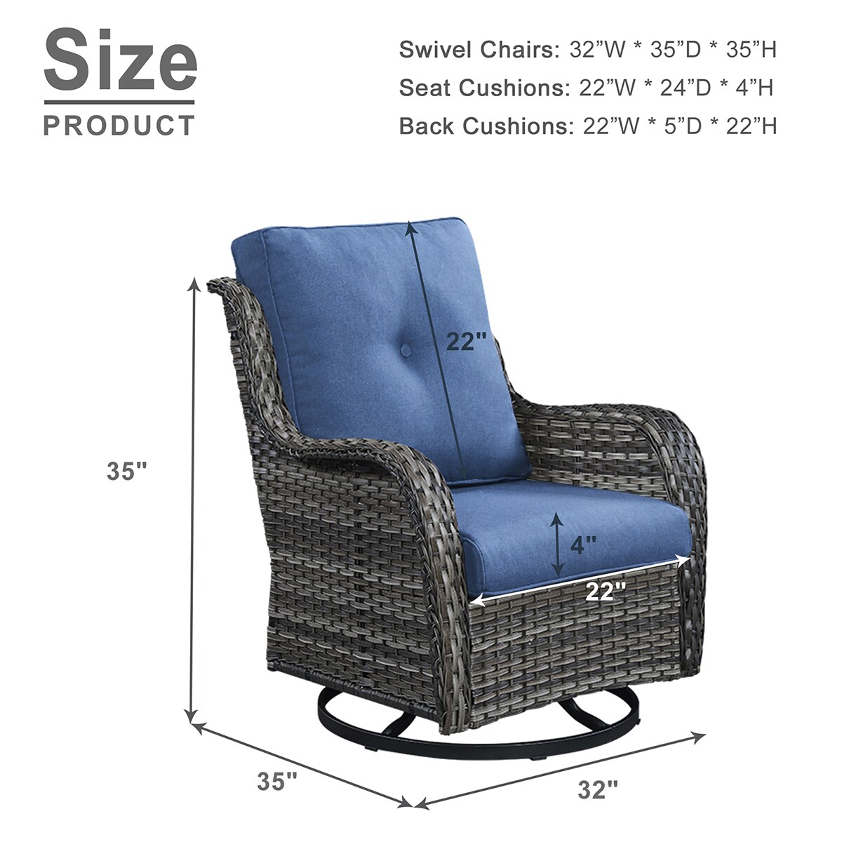 Rilyson FS024-1X2 Patio-Chairs - View #8