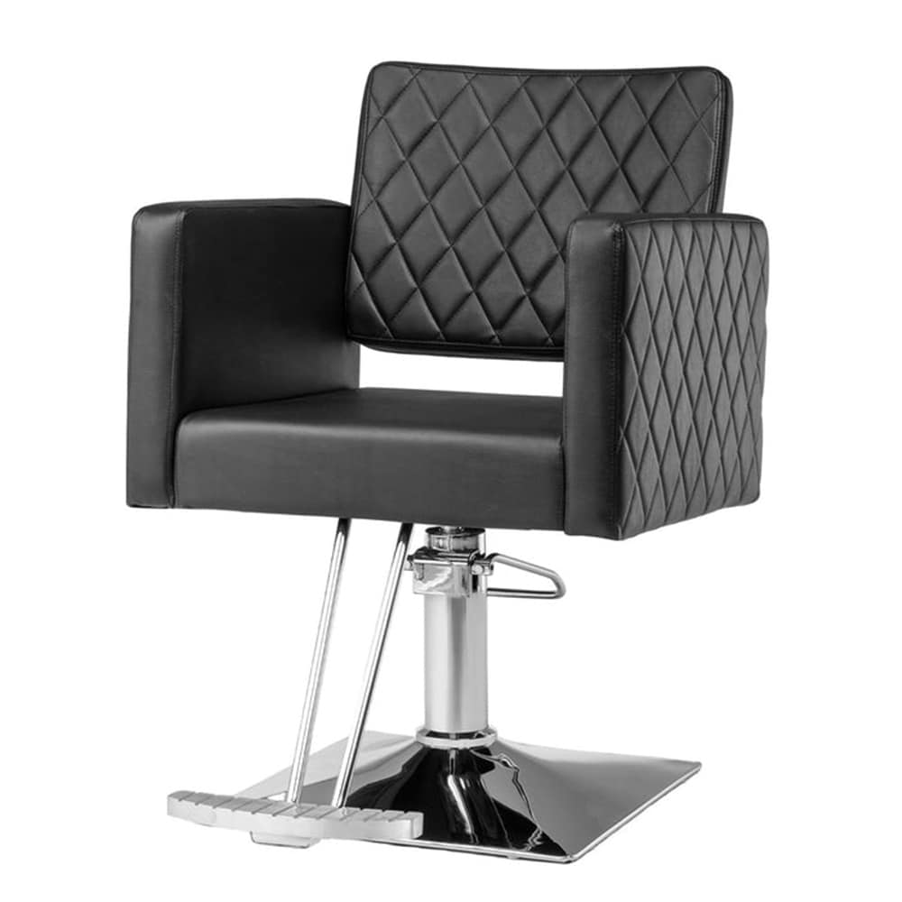 Outopee LO1G59000475 Black Contemporary Ergonomic Adjustable Height Swivel Faux Leather Desk Chair
