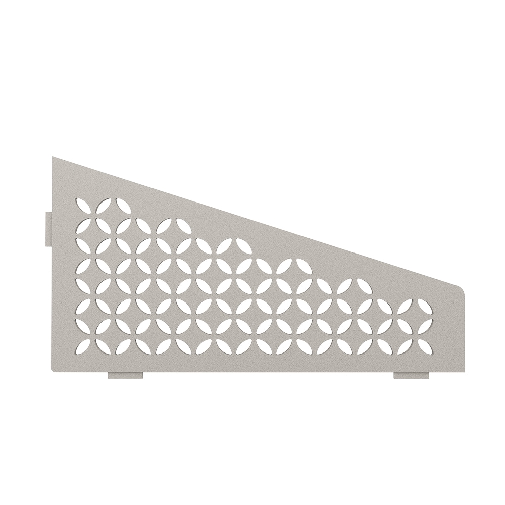 Schluter Systems SES3D5TSBG Shelf Quadrilateral Corner Floral Greige