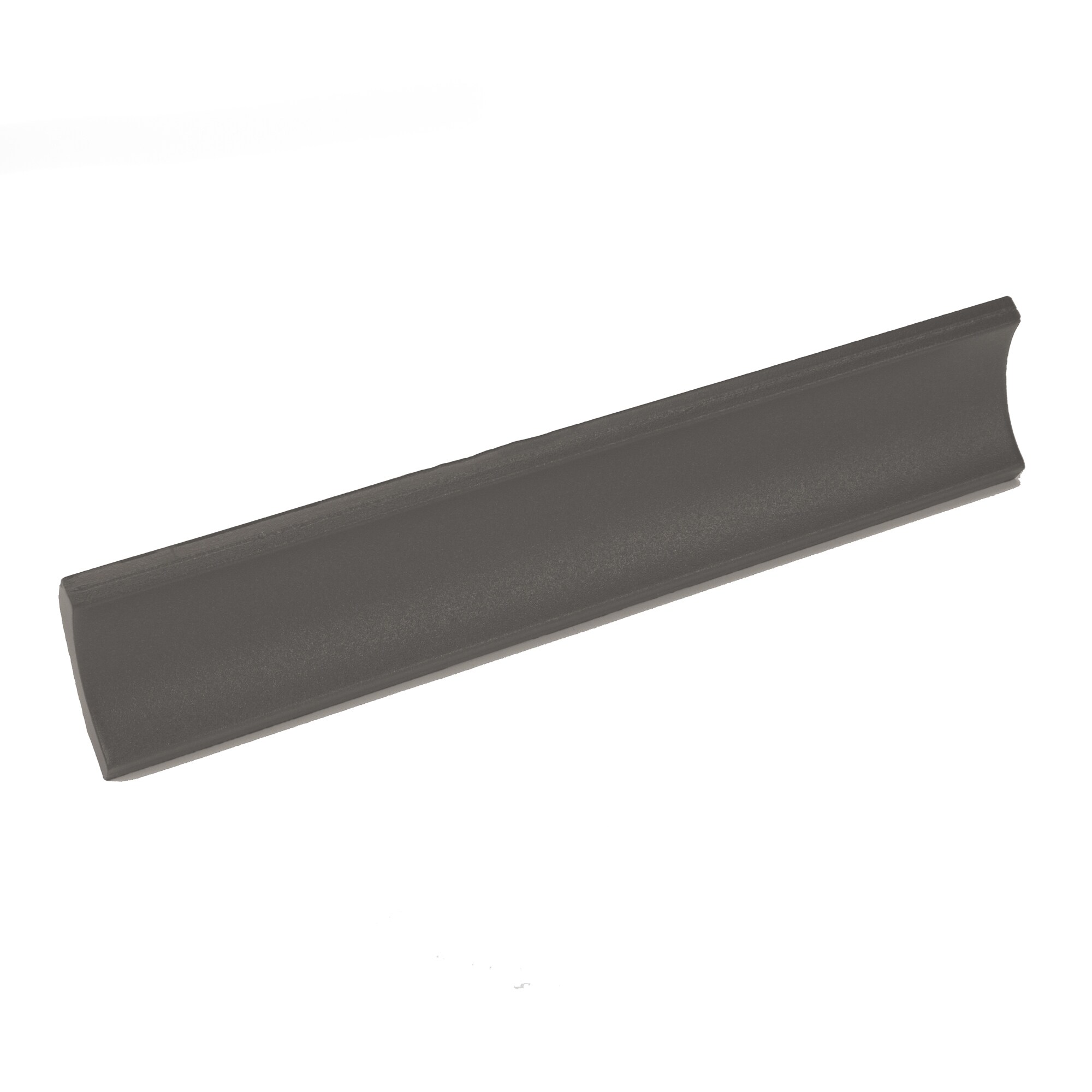 Crossville RET07LW.10212CBS Biography 40-Pack Steel/Unpolished Porcelain Cove Base Tile (2-in x 12-in)