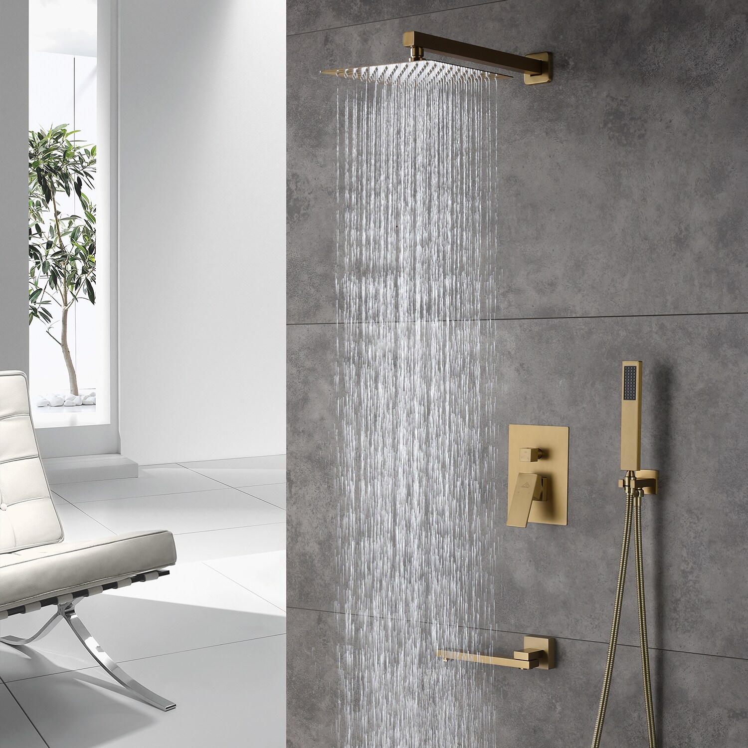 Clihome DG-SS803NS Showerhead-Bar-Panels - View #2