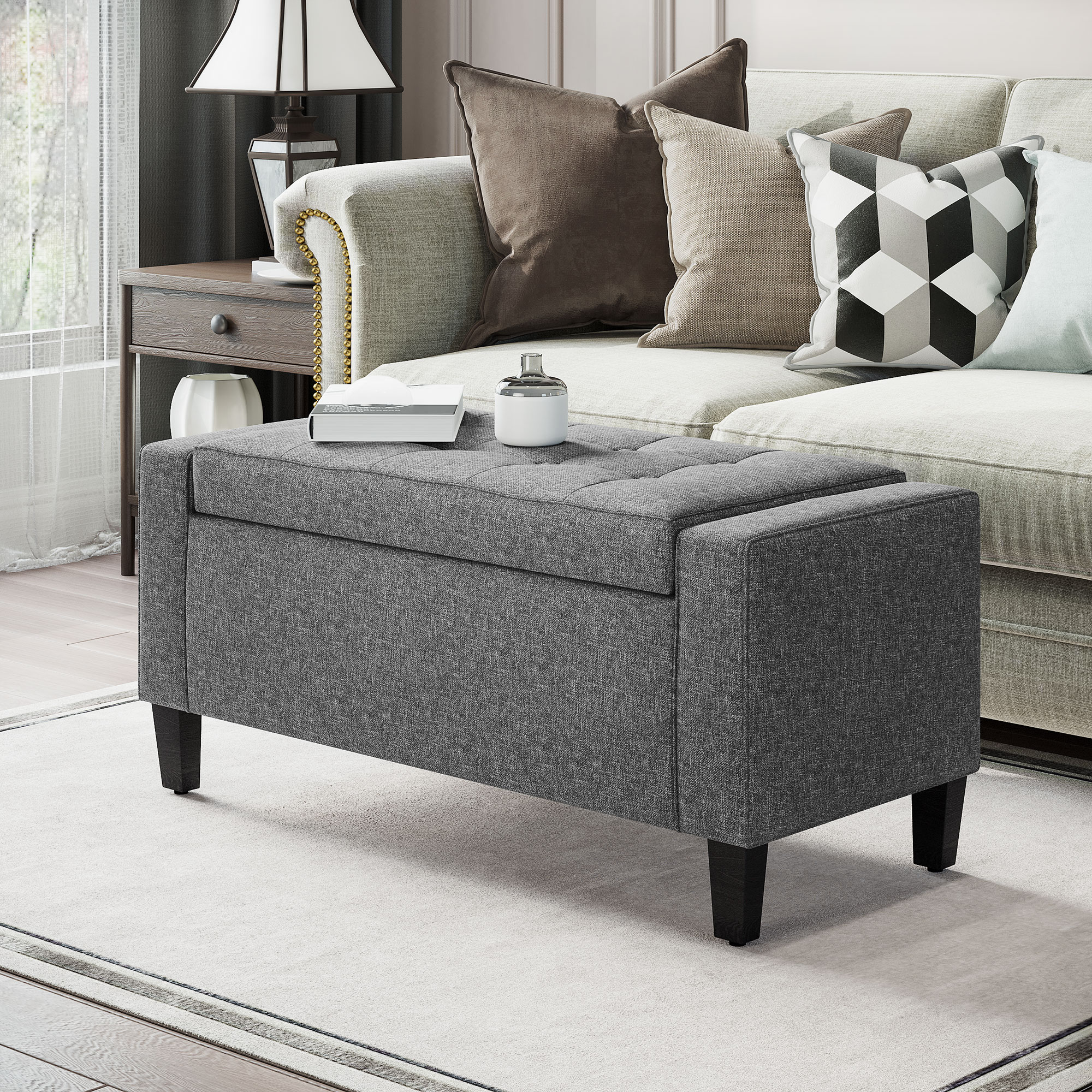LUXEYARD DS-M-BAC06983 Indoor-Ottomans - View #9