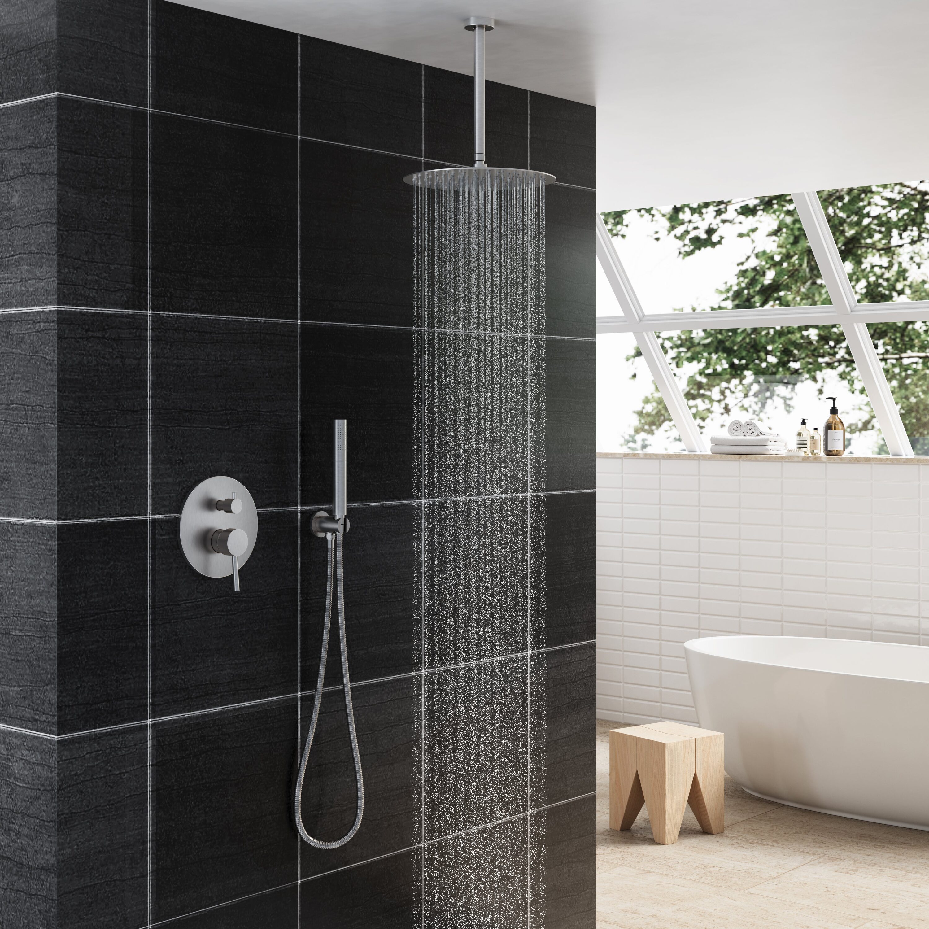 Boyel Living BLBR17004R12BN Fixed-Showerhead - View #4