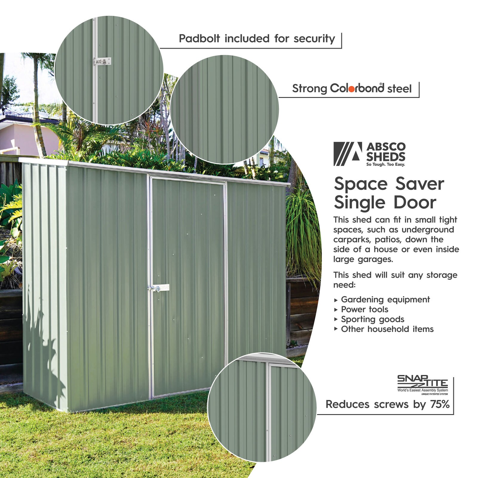 ABSCO AB1123 Metal-Storage-Buildings-Sheds - View #4