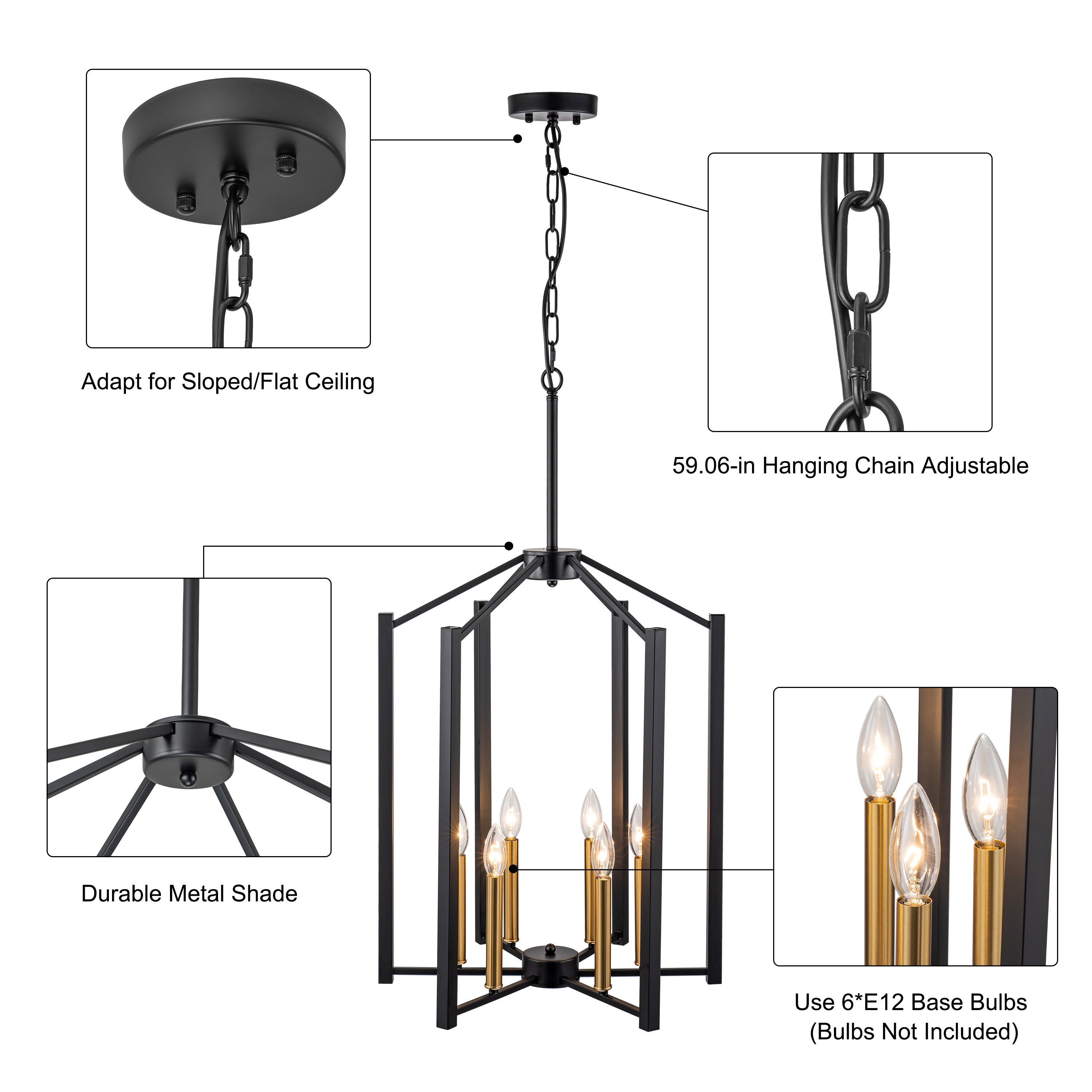 GoYeel ZP107BG06 Pendant-Lights - View #4