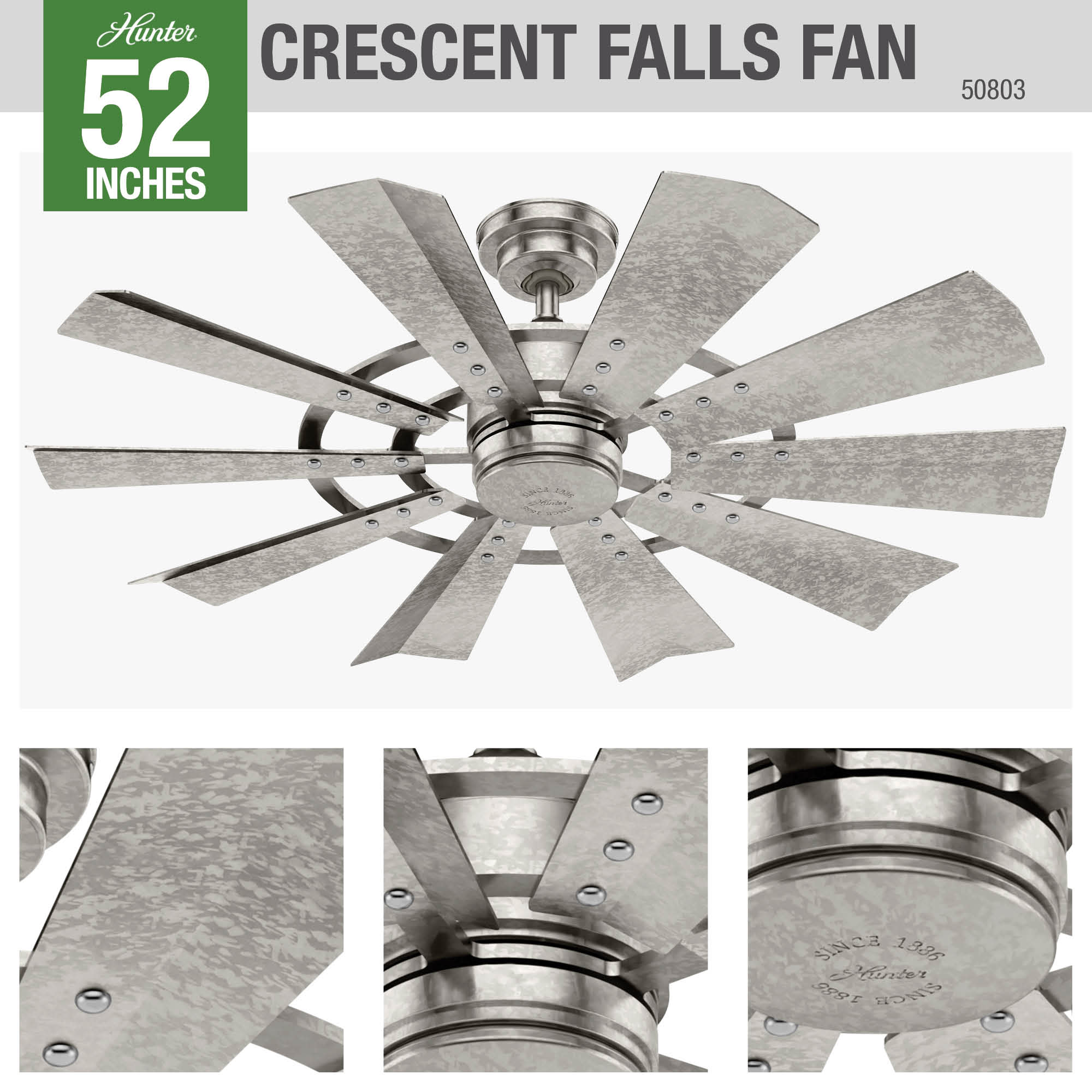 Hunter 50803 Ceiling-Fans - View #3