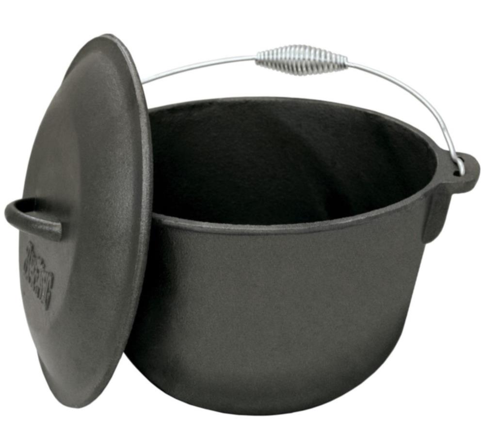 Bayou Classic 16 Inch Oven Safe Cast Iron Skillet Cooking Pot, Black (2  Pack)
