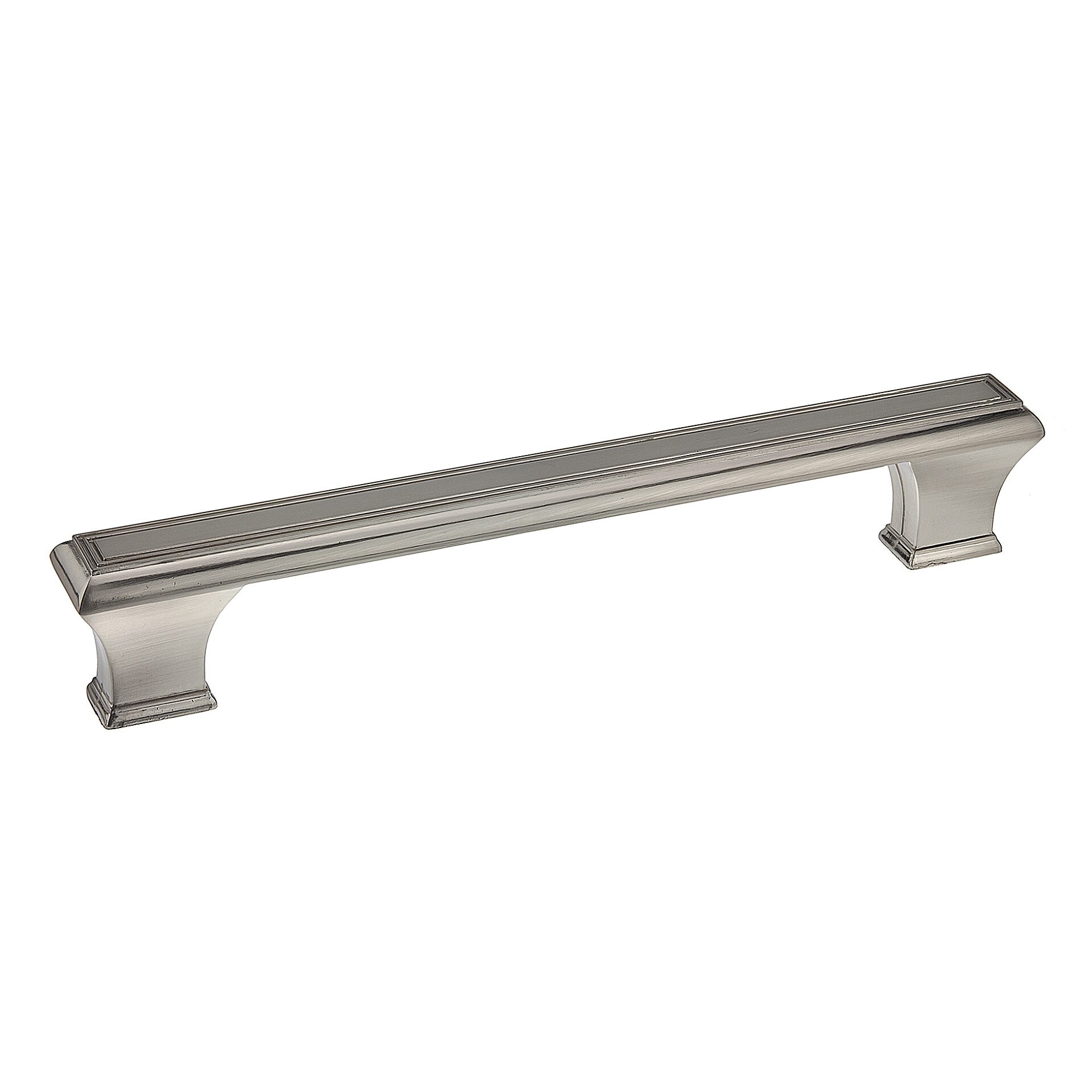 Beauharnois 6-5/16-in (160Mm) Center to Center Brushed Nickel Rectangular Handle Drawer Pulls | - Richelieu BP775160195