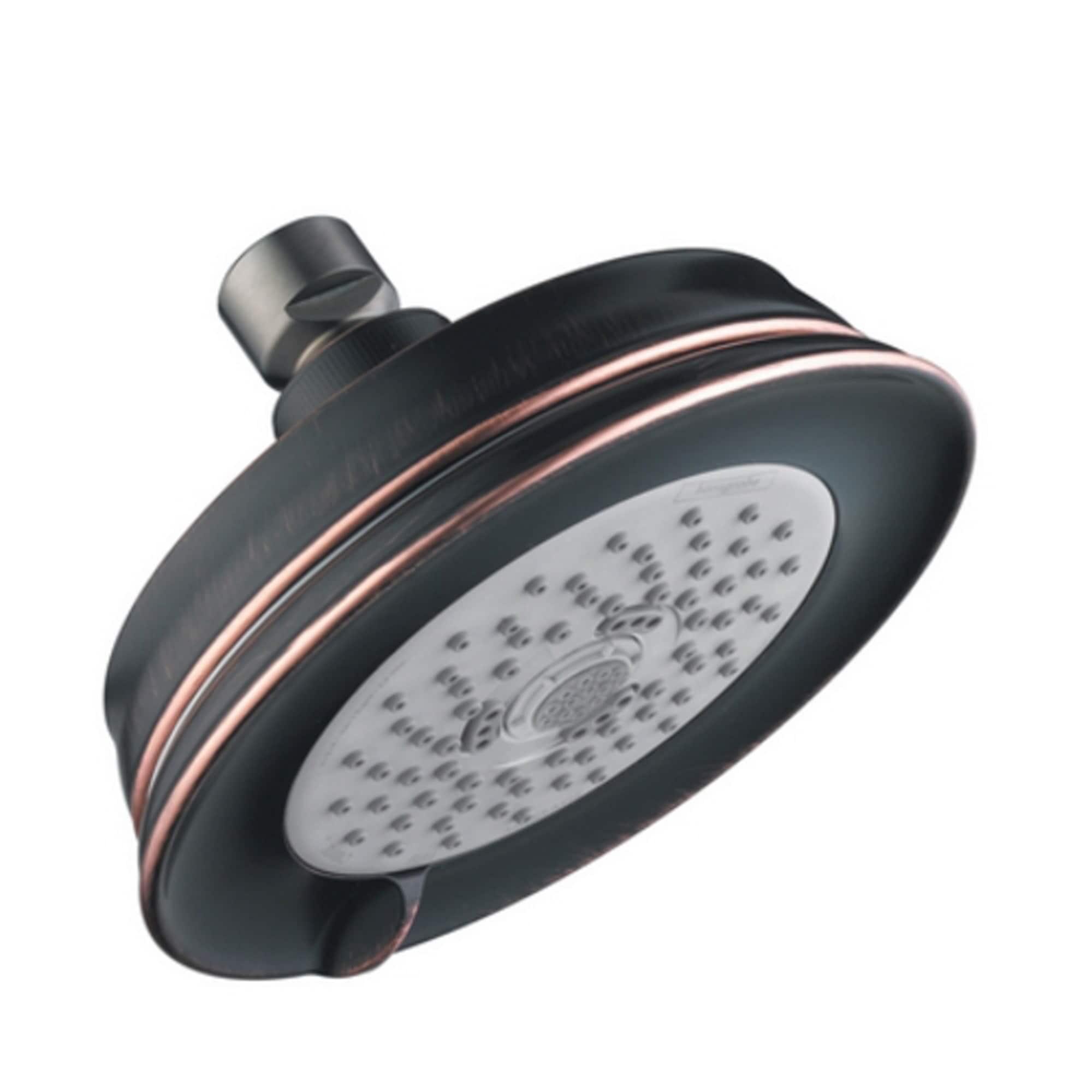 Hansgrohe 04751920 Croma 100 Classic Rubbed Bronze Sold separately Multi-function 5.25-in Round Shower Faucet