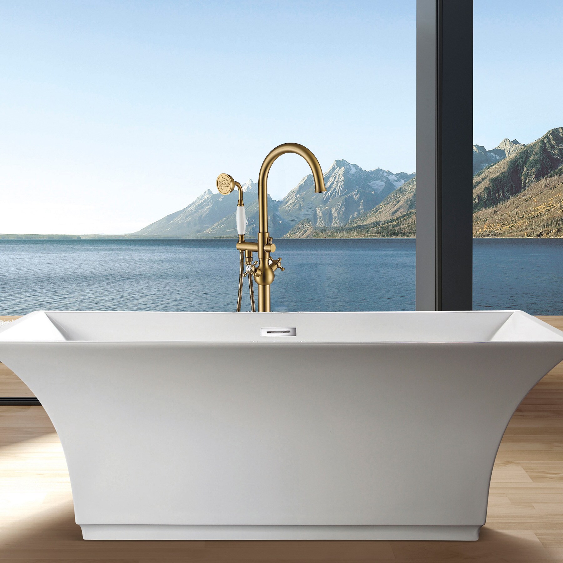 Clihome TC-251BB-BF Roman-Tub-Faucets - View #2